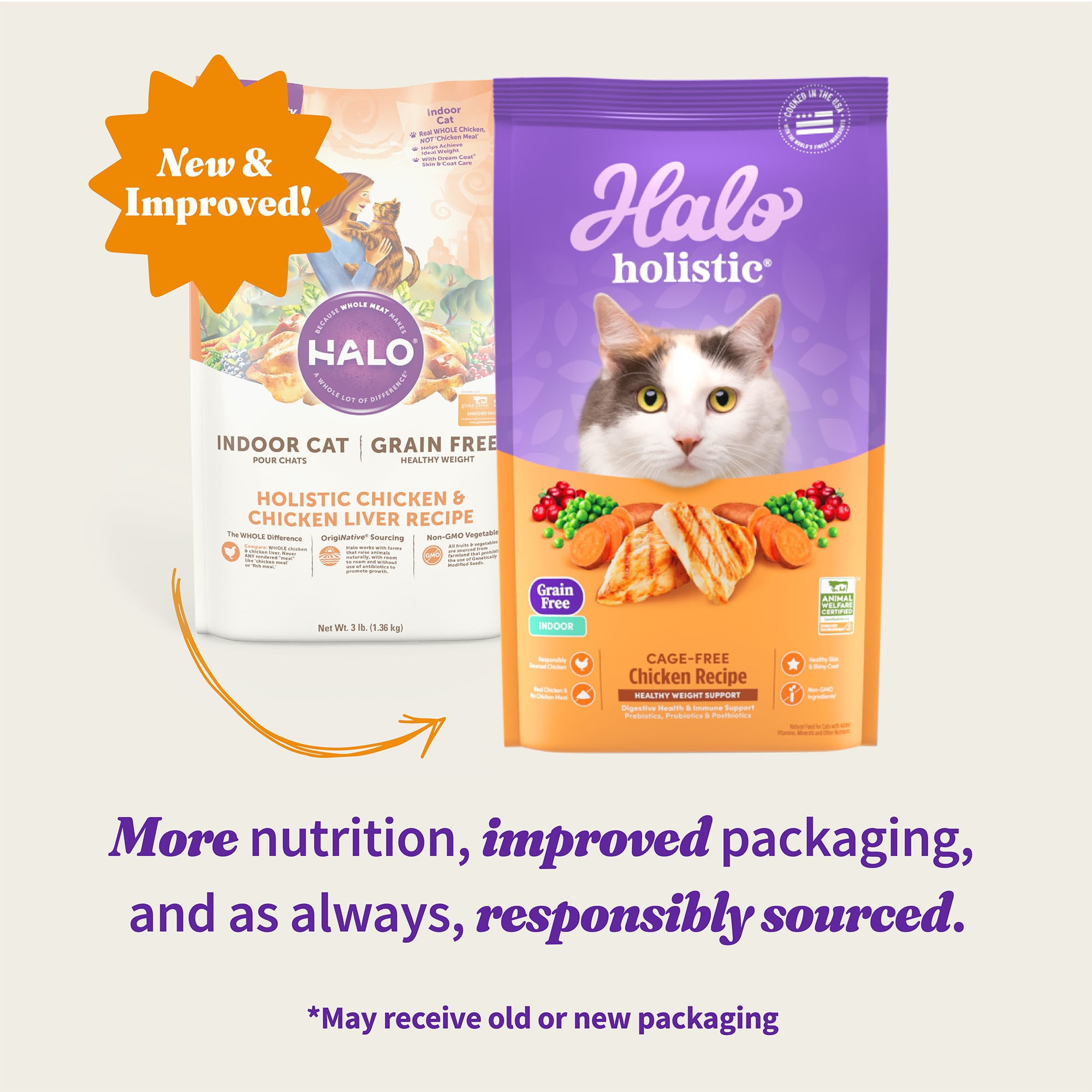 Halo grain 2025 free cat food