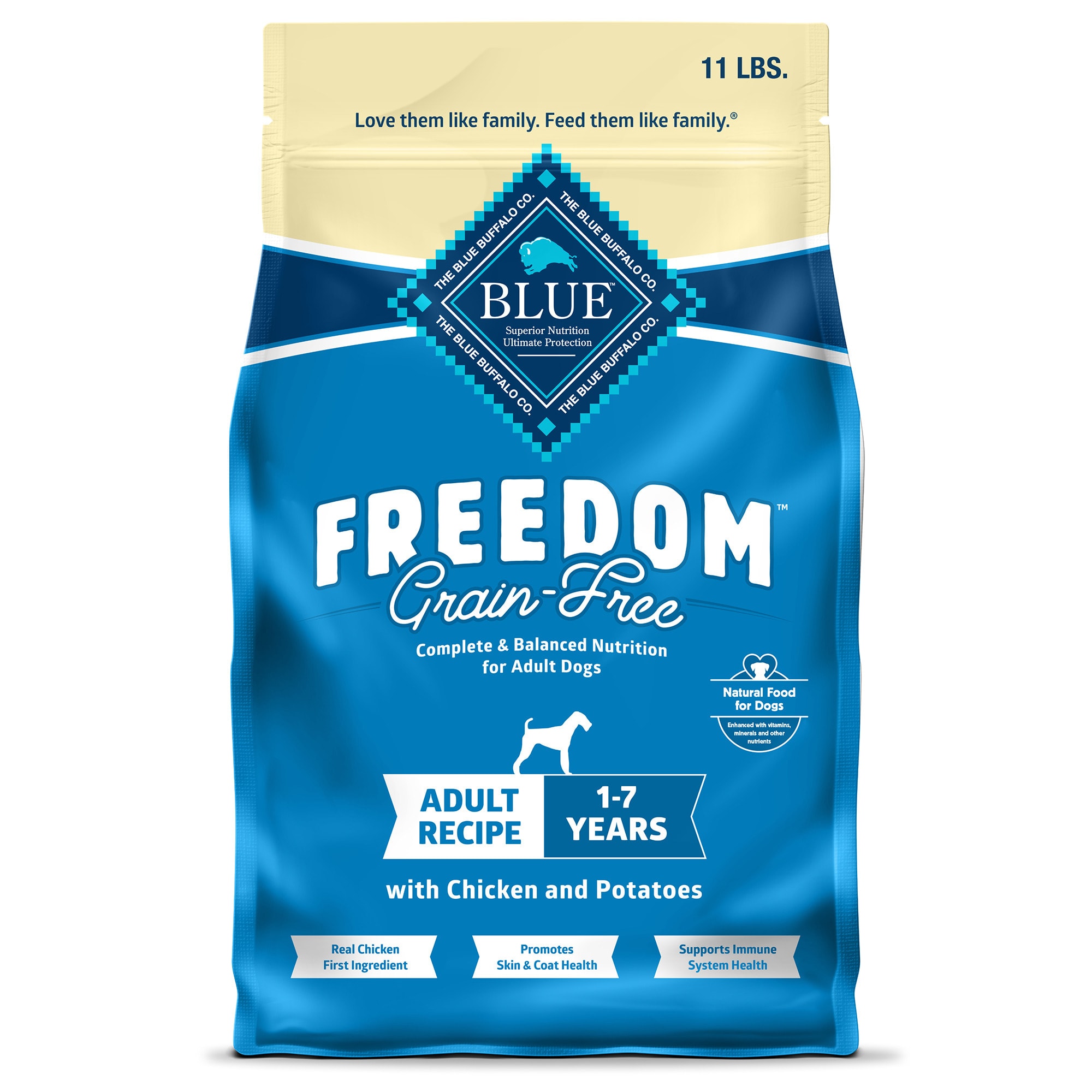 Blue Buffalo Blue Freedom Grain Free Natural Adult Chicken Dry