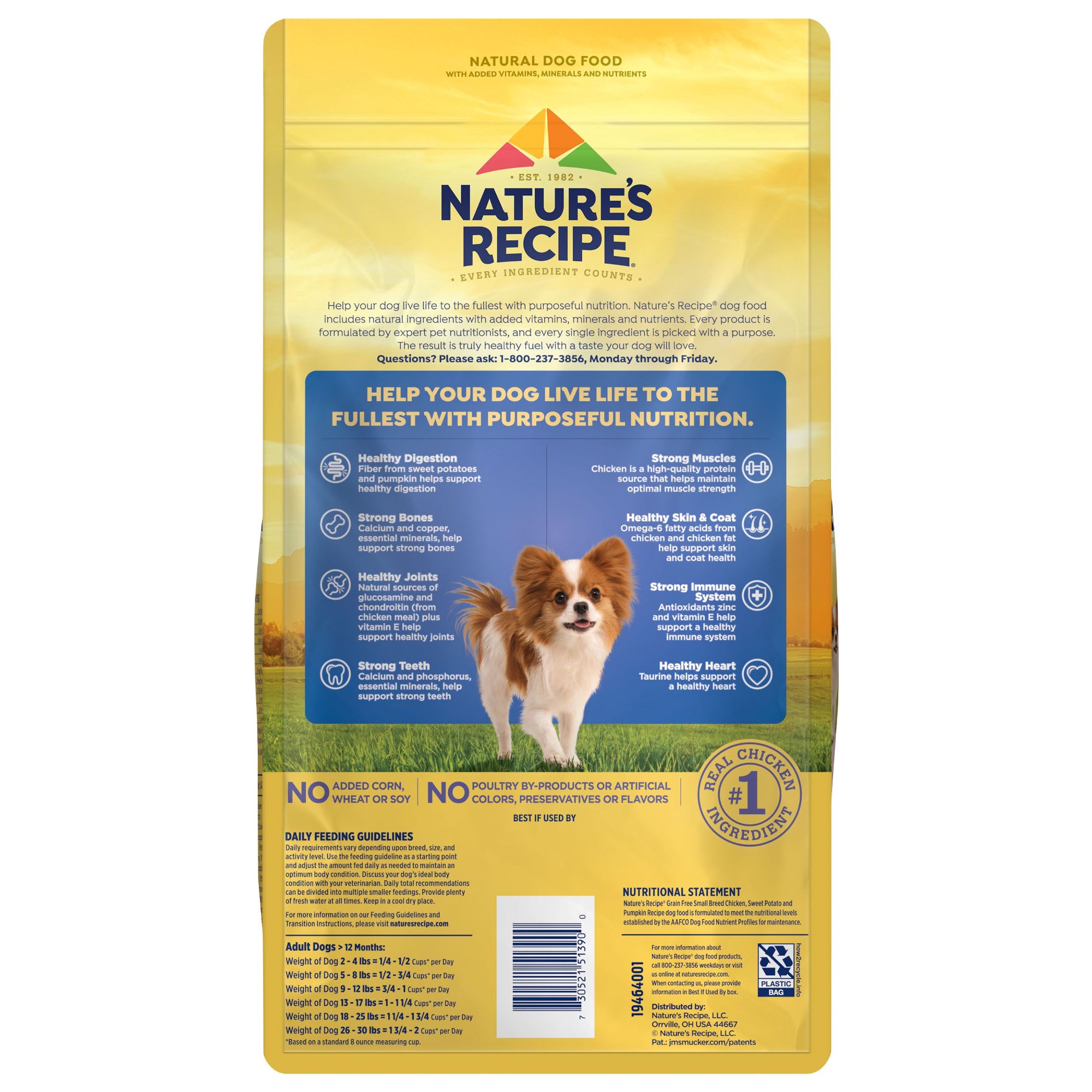 Nature recipe dog food small breed sale