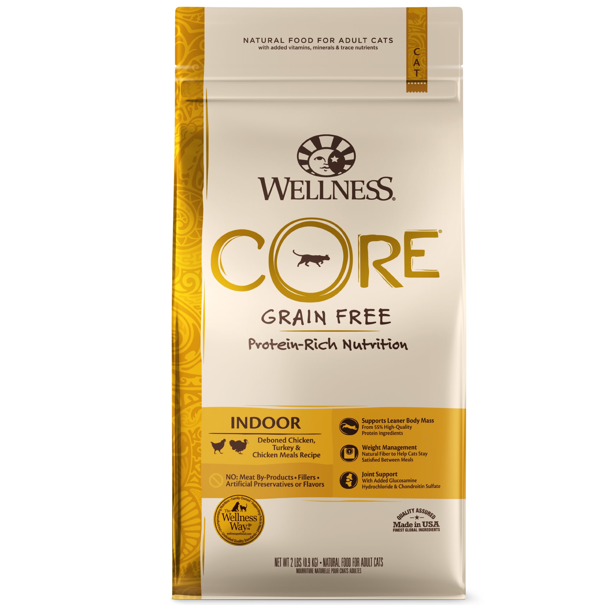 UPC 076344088363 product image for Wellness CORE Natural Grain Free Chicken & Turkey Dry Indoor Cat Food, 2 lbs. | upcitemdb.com