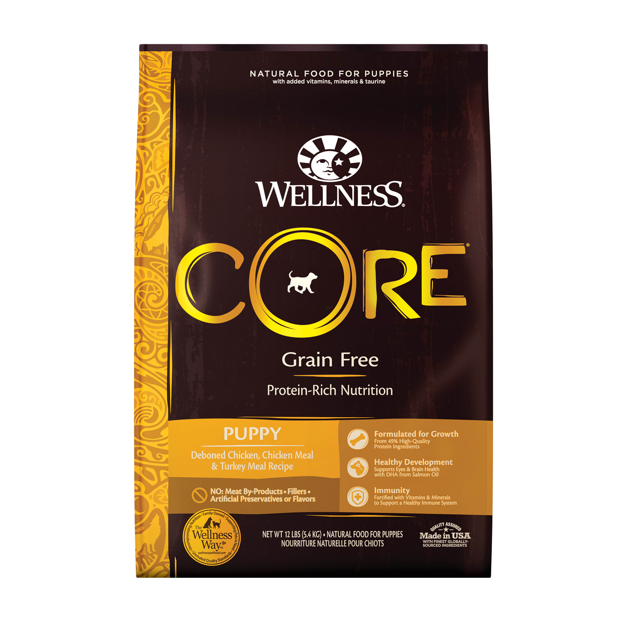 Wellness CORE Natural Grain Free Dry Puppy Food 12 lbs