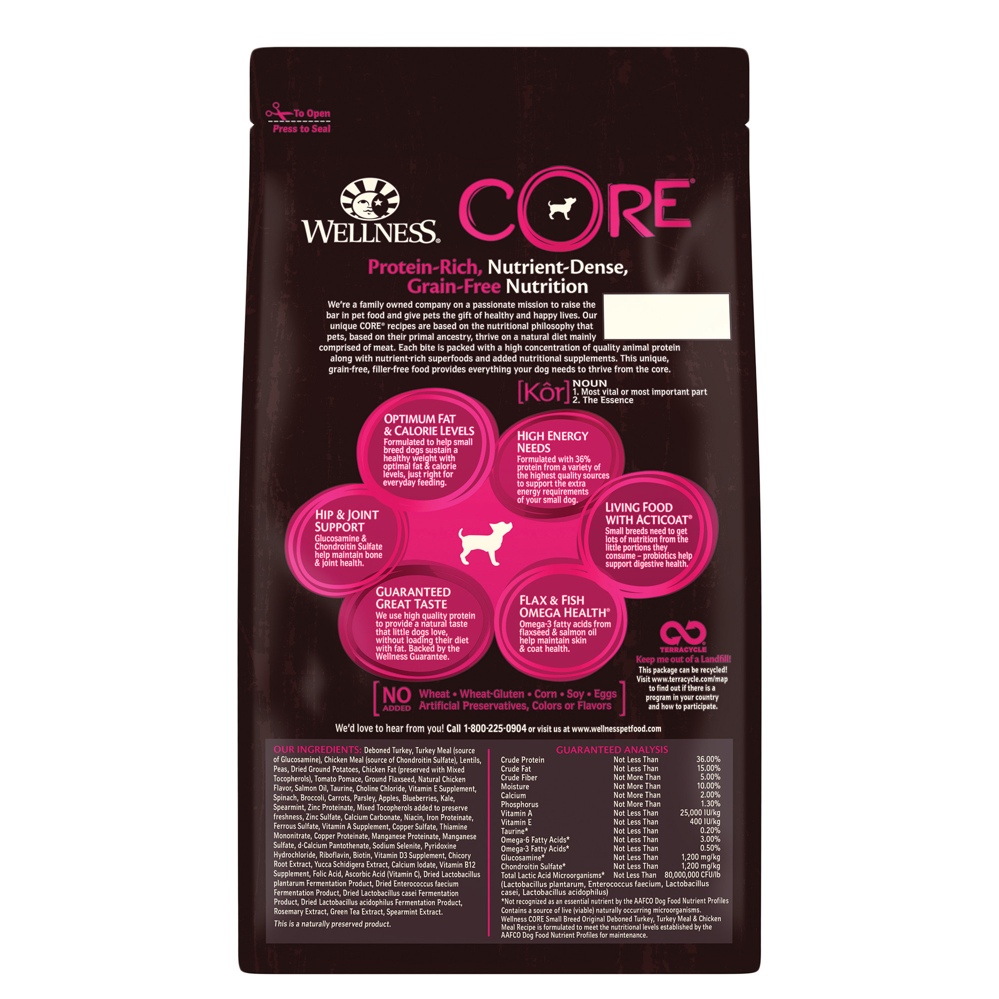 Petco wellness best sale core small breed