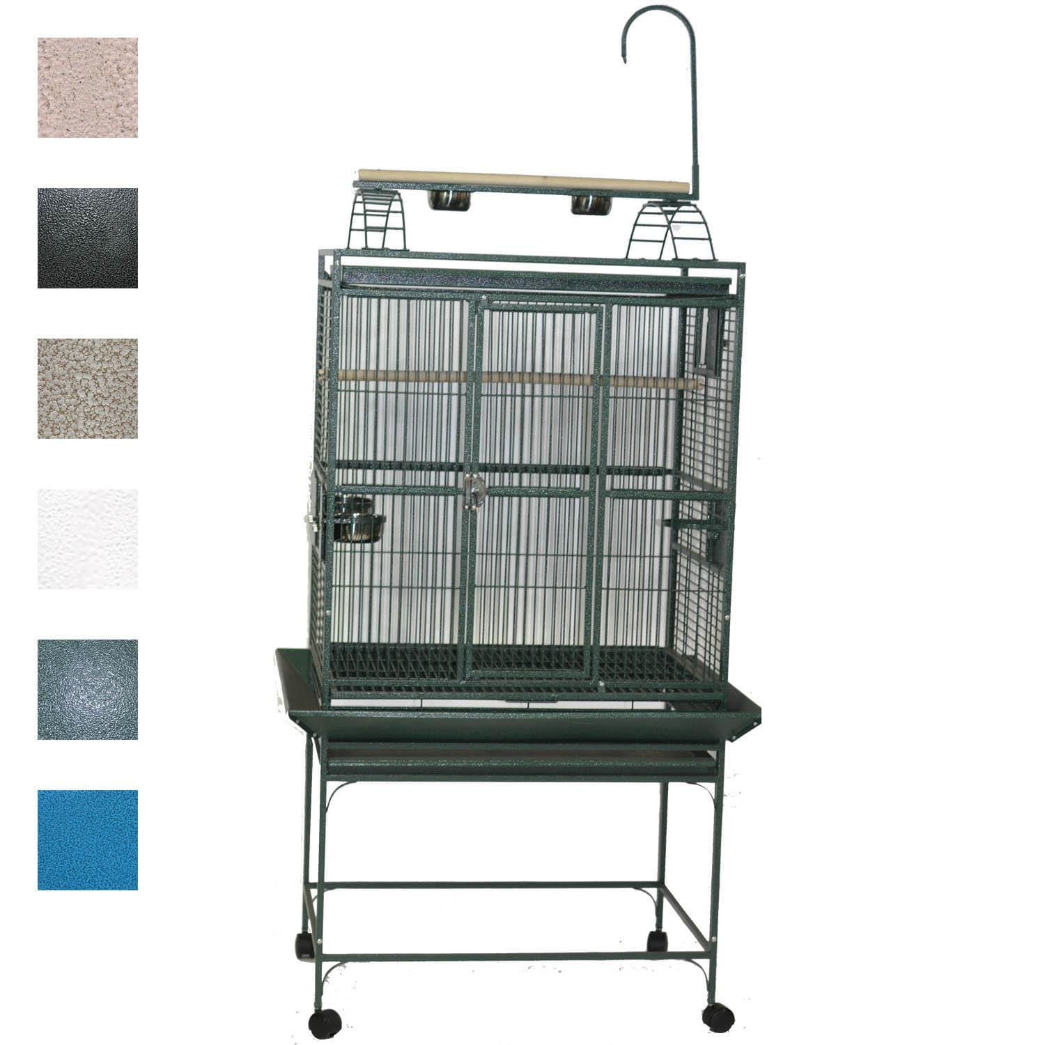 A E Cage Company 32 X 23 Play Top Bird Cage In Black Petco