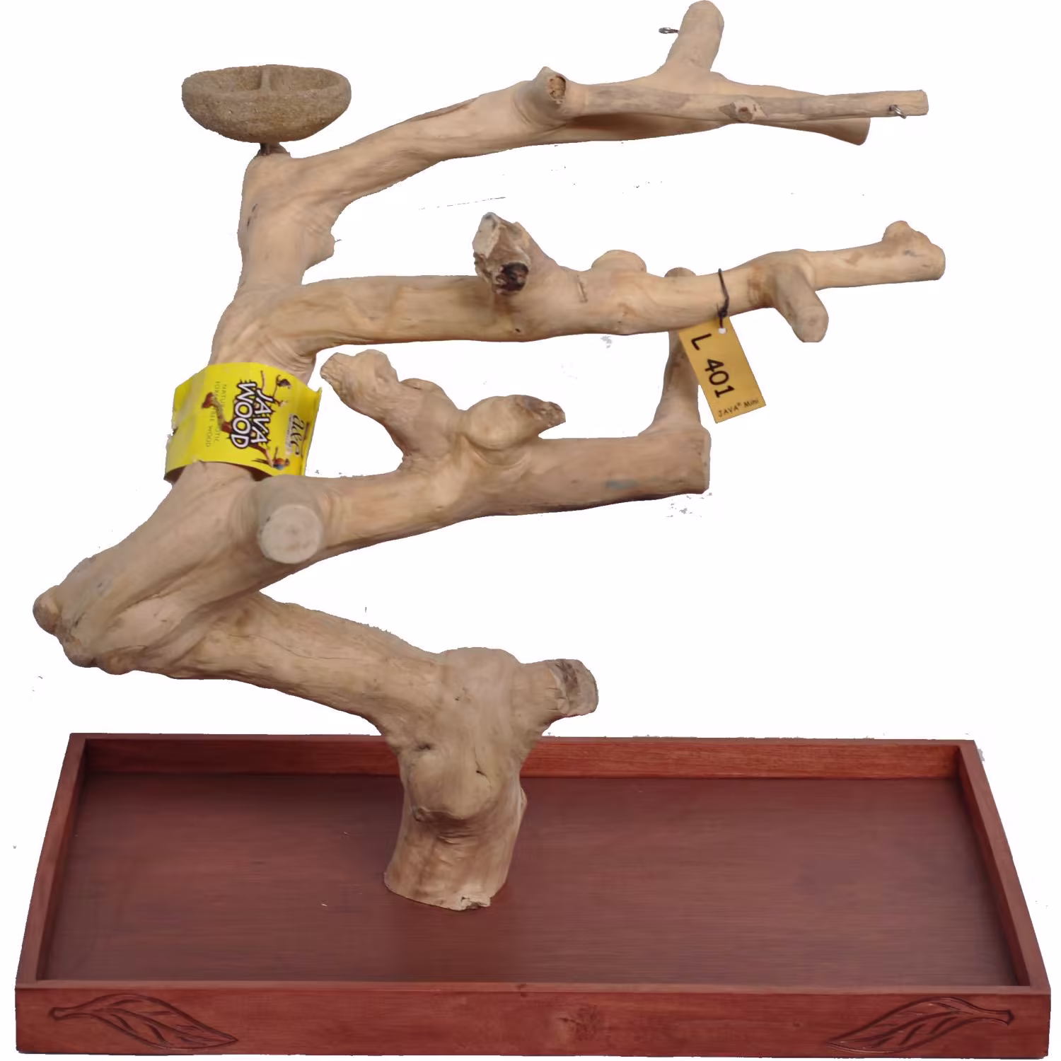 A&E Large Java Wood Bird Stand & Perch