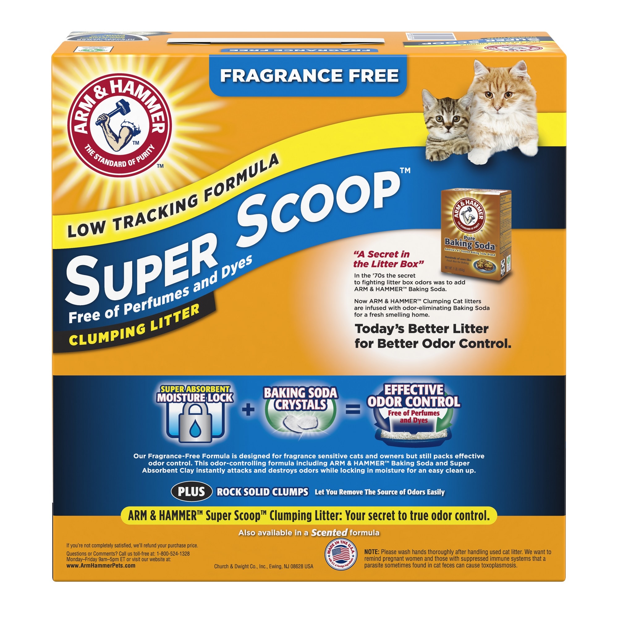 Arm and hammer hot sale scoopable cat litter