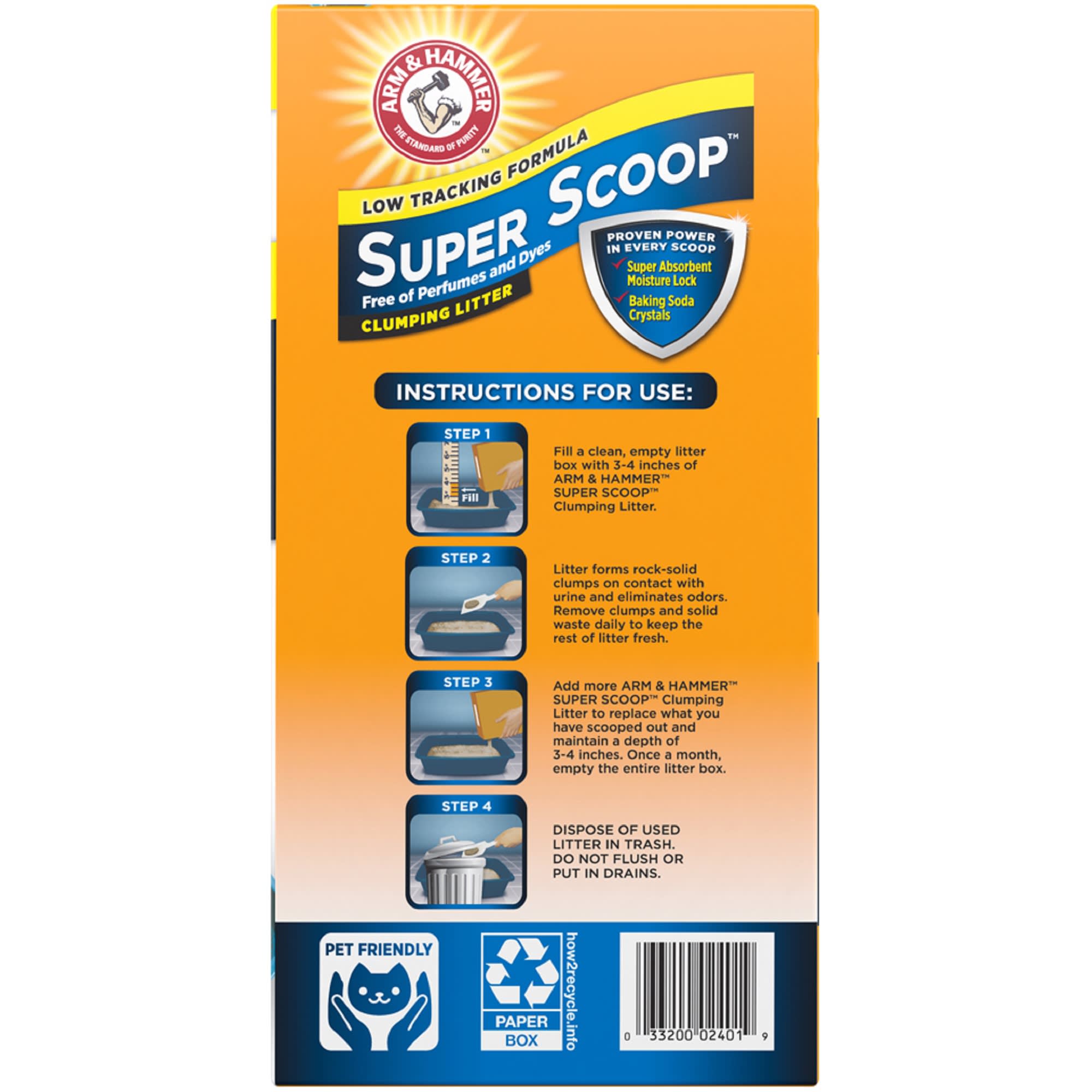 9arm & hammer super scoop 2024 clumping litter