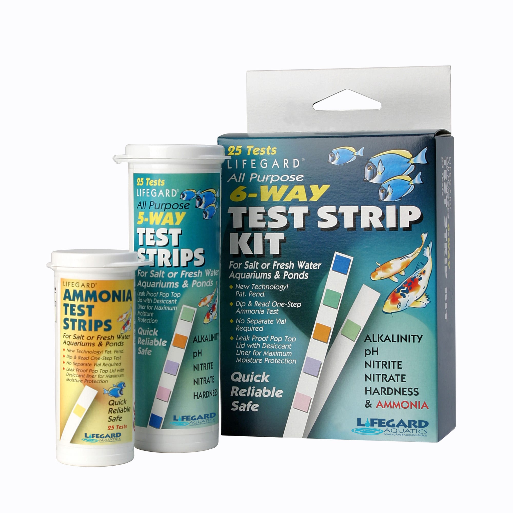 Lifegard Aquatics 6 Way All Purpose Pond Test Kit Petco