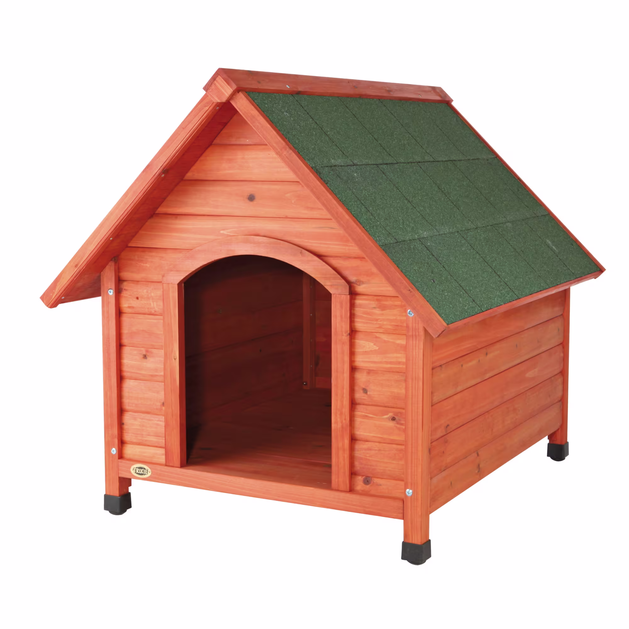 TRIXIE Natura Pitched Roof Dog House, 40" L X 33" W X 34.5" H Petco