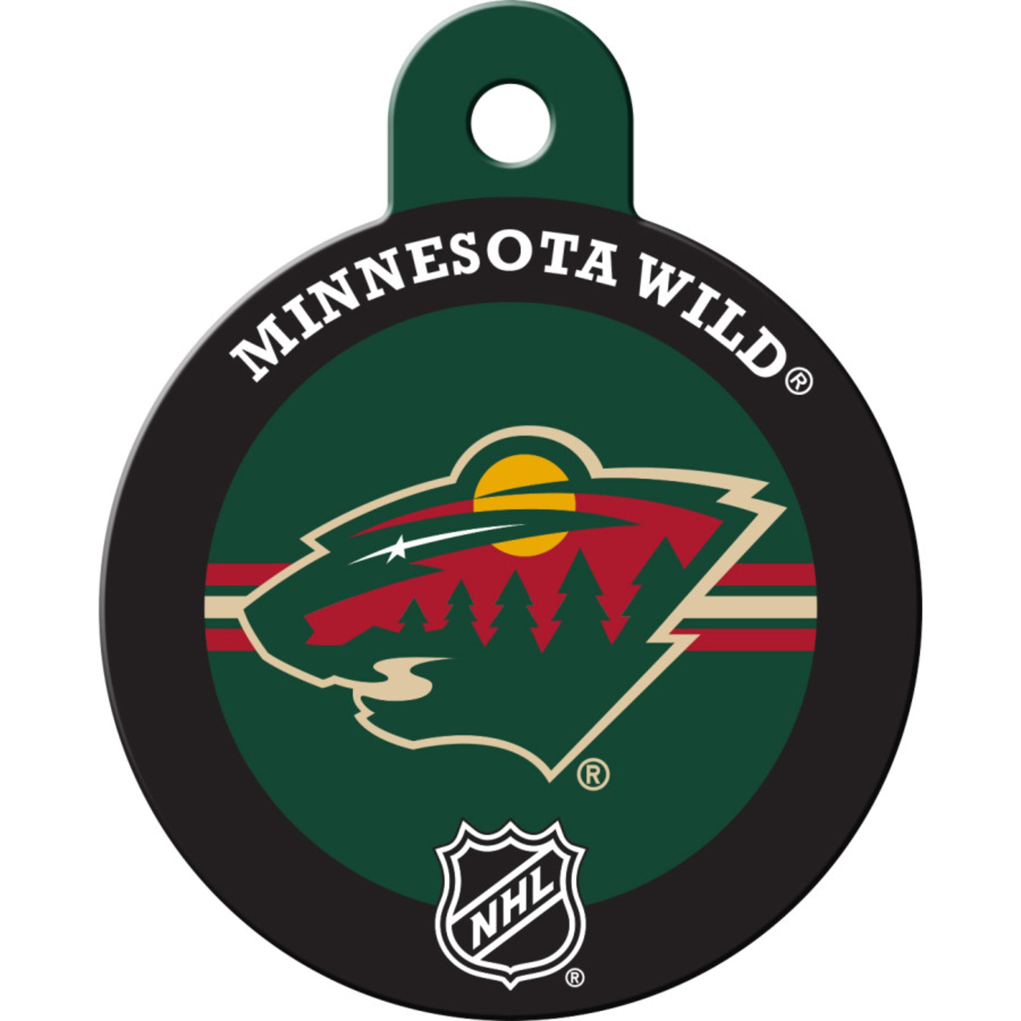 Quick Tag NHL Personalized Engraved Pet ID Tag Edmonton Oilers Large Petco