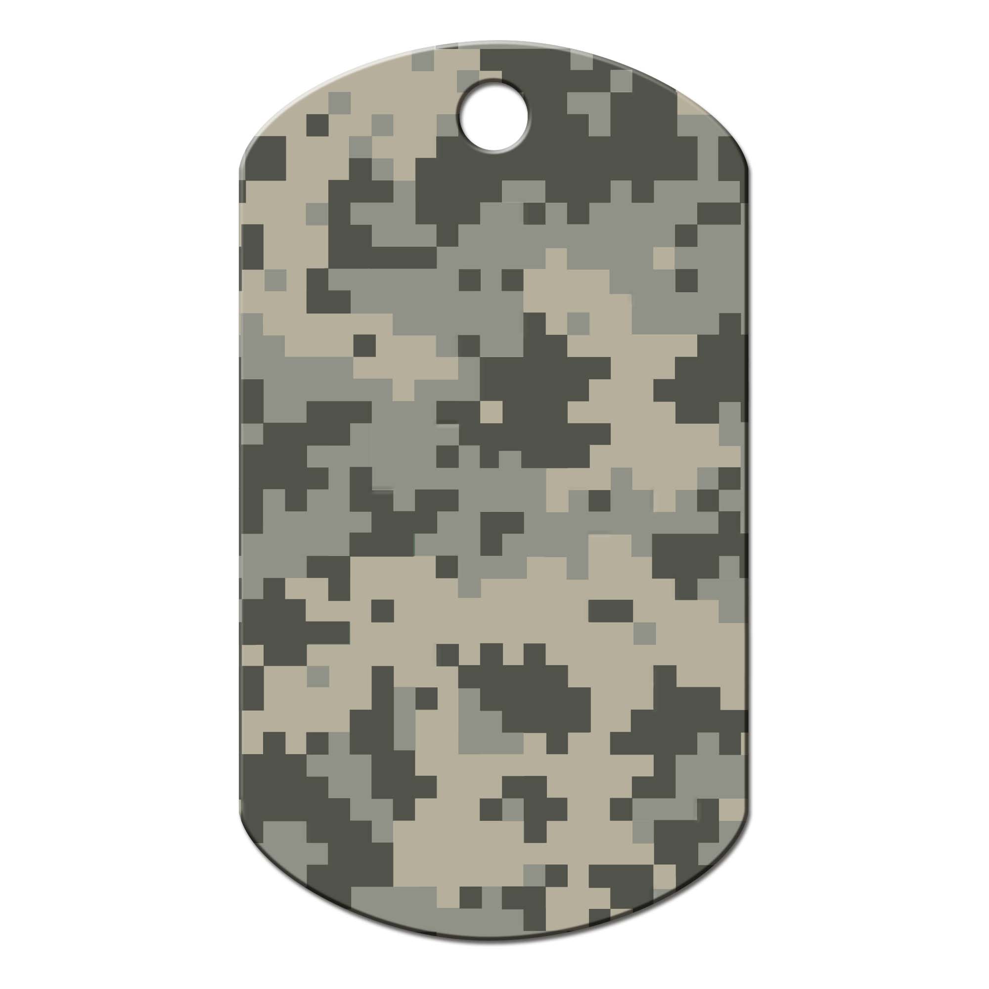 Black Aluminum Military Dog Tag by Quick-Tag