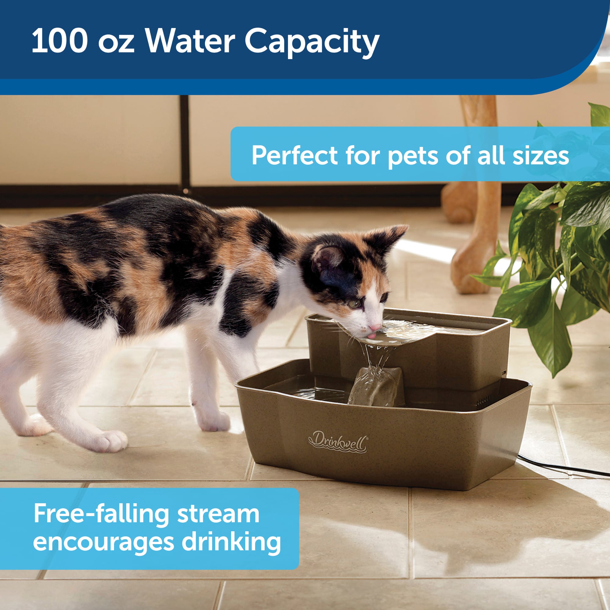 PetSafe Drinkwell Multi Tier Fountain 100 oz. Petco