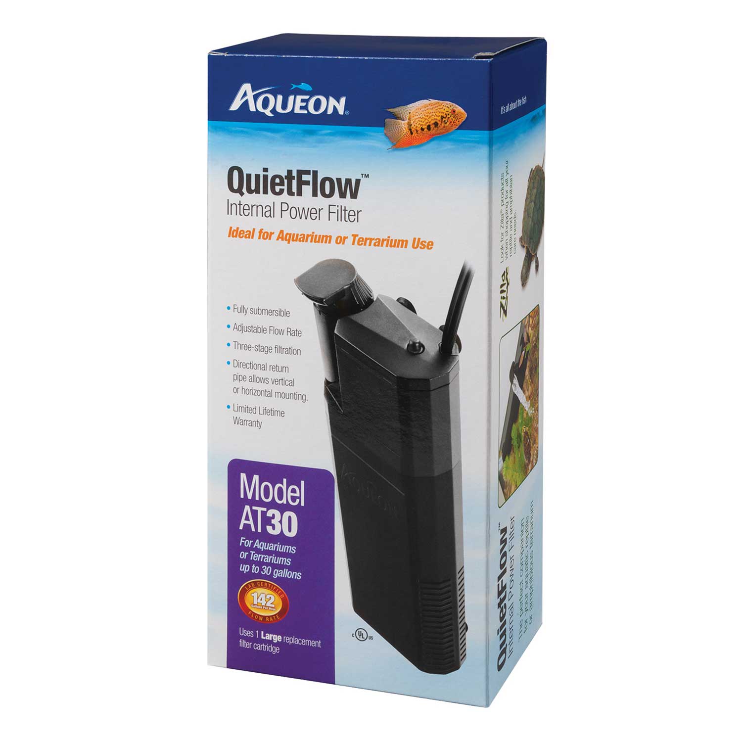 UPC 015905069724 product image for Aqueon QuietFlow 30 Internal Power Filter, up to 30 gallon | upcitemdb.com