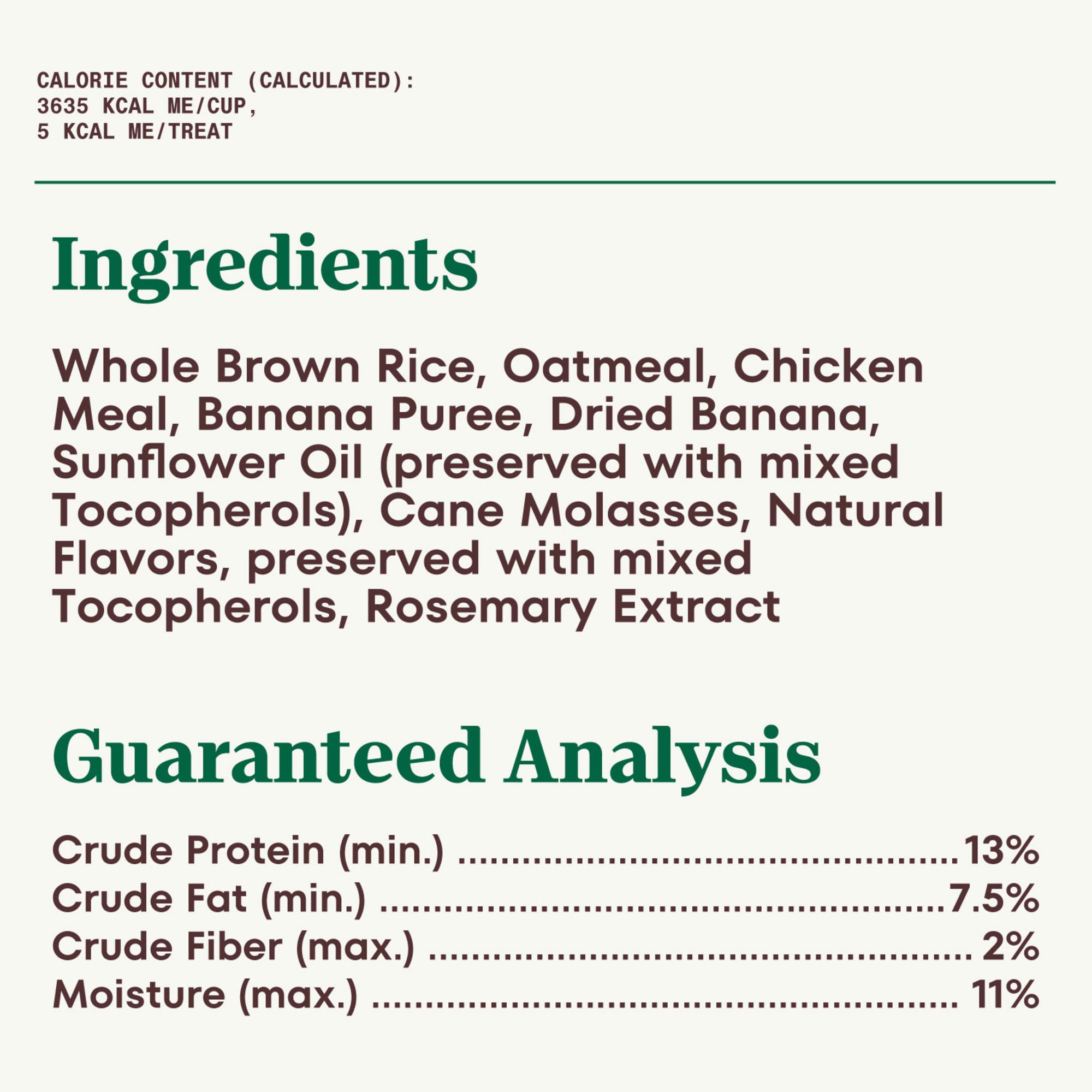 Nutro crunchy outlet treats banana