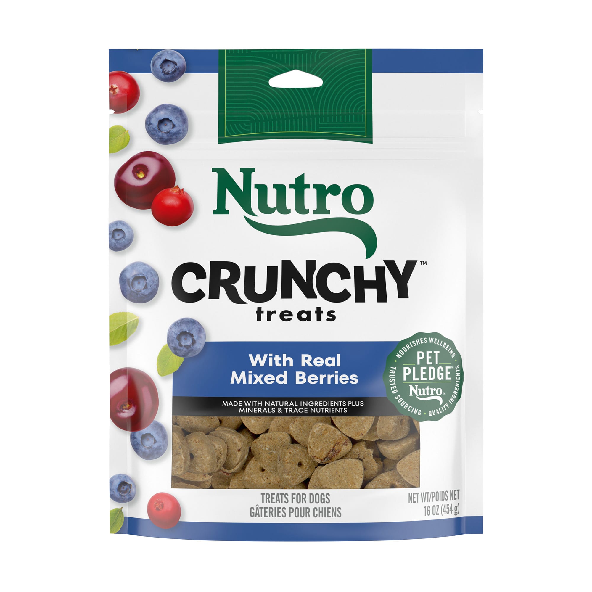 UPC 079105110914 product image for Nutro with Real Mixed Berries, Crunchy Natural Dog Treats, 16 oz. | upcitemdb.com