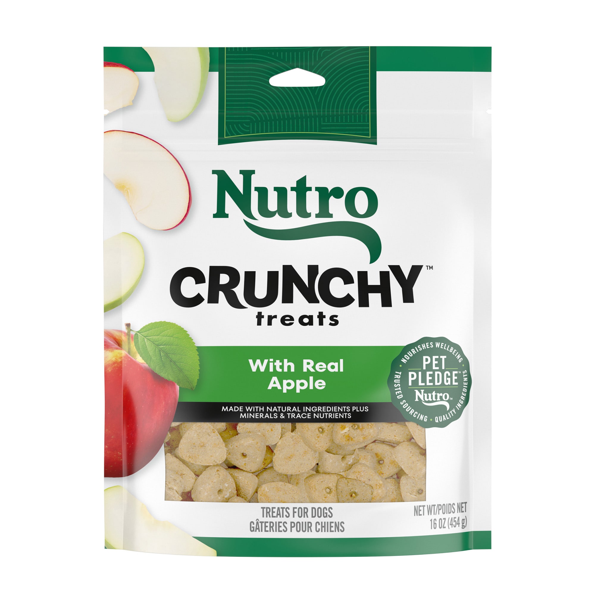 UPC 079105110921 product image for Nutro with Real Apple, Crunchy Natural Dog Treats, 16 oz. | upcitemdb.com