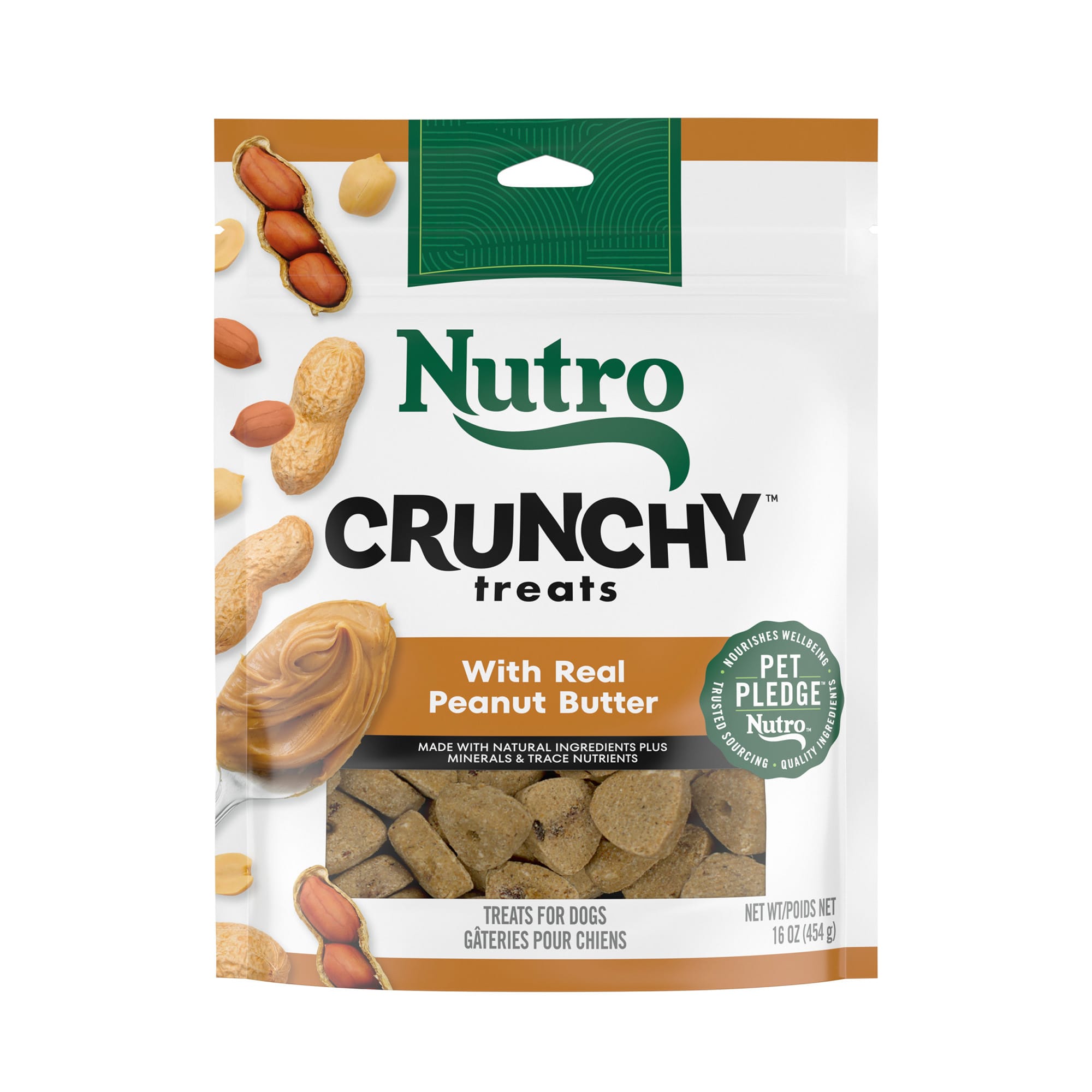 UPC 079105110938 product image for Nutro Small Crunchy with Real Peanut Butter Natural Dog Treats, 16 oz. | upcitemdb.com