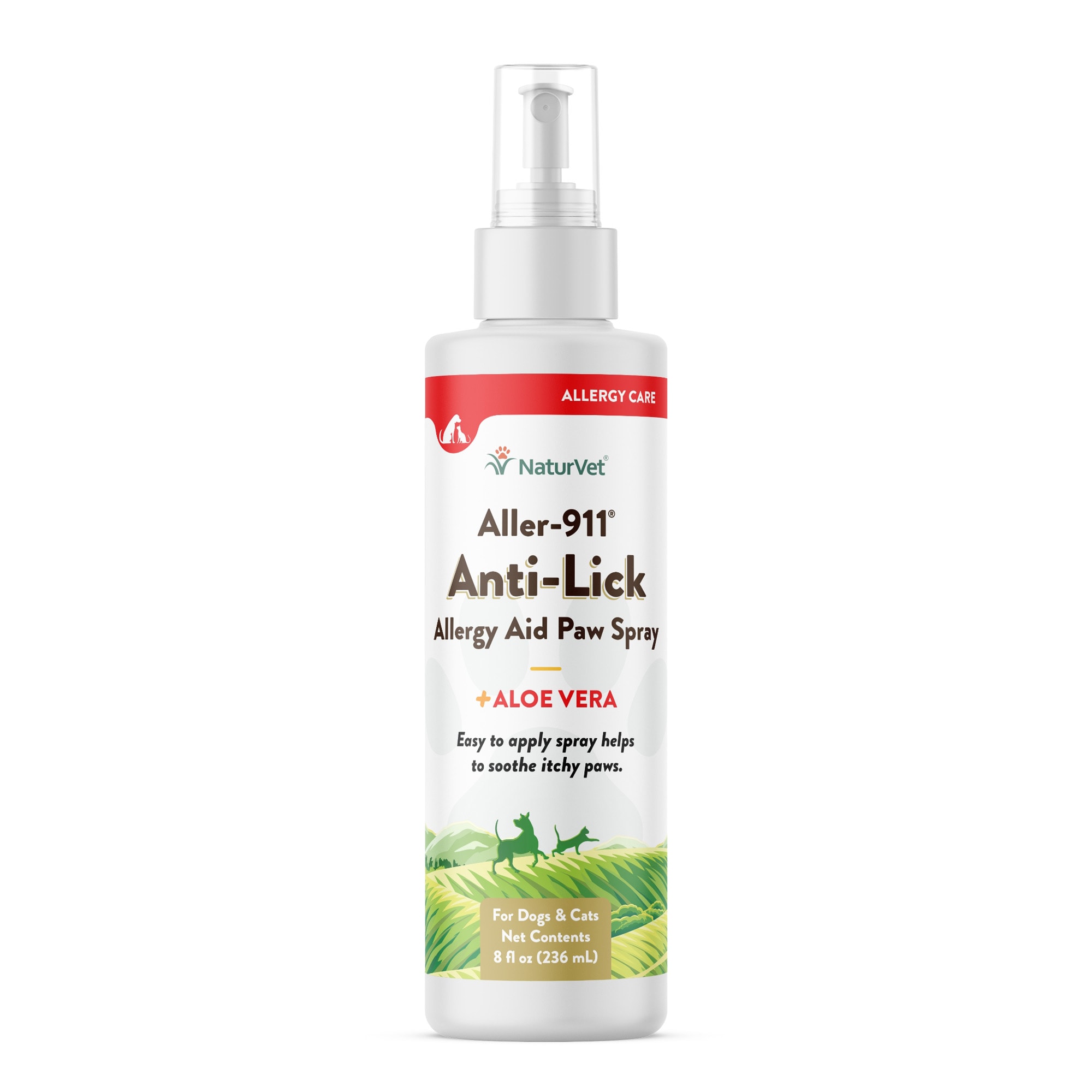 Naturvet Aller 911 Anti Lick Paw Spray 8 Oz Petco