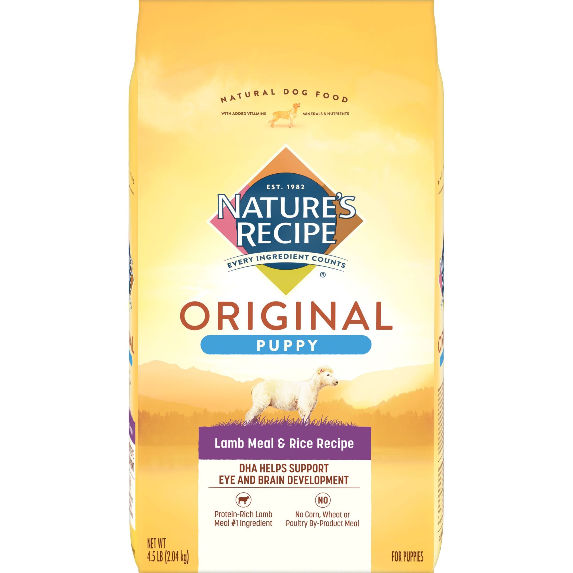 Nature S Recipe Puppy Lamb Meal Rice Formula 4 5 Lbs Petco