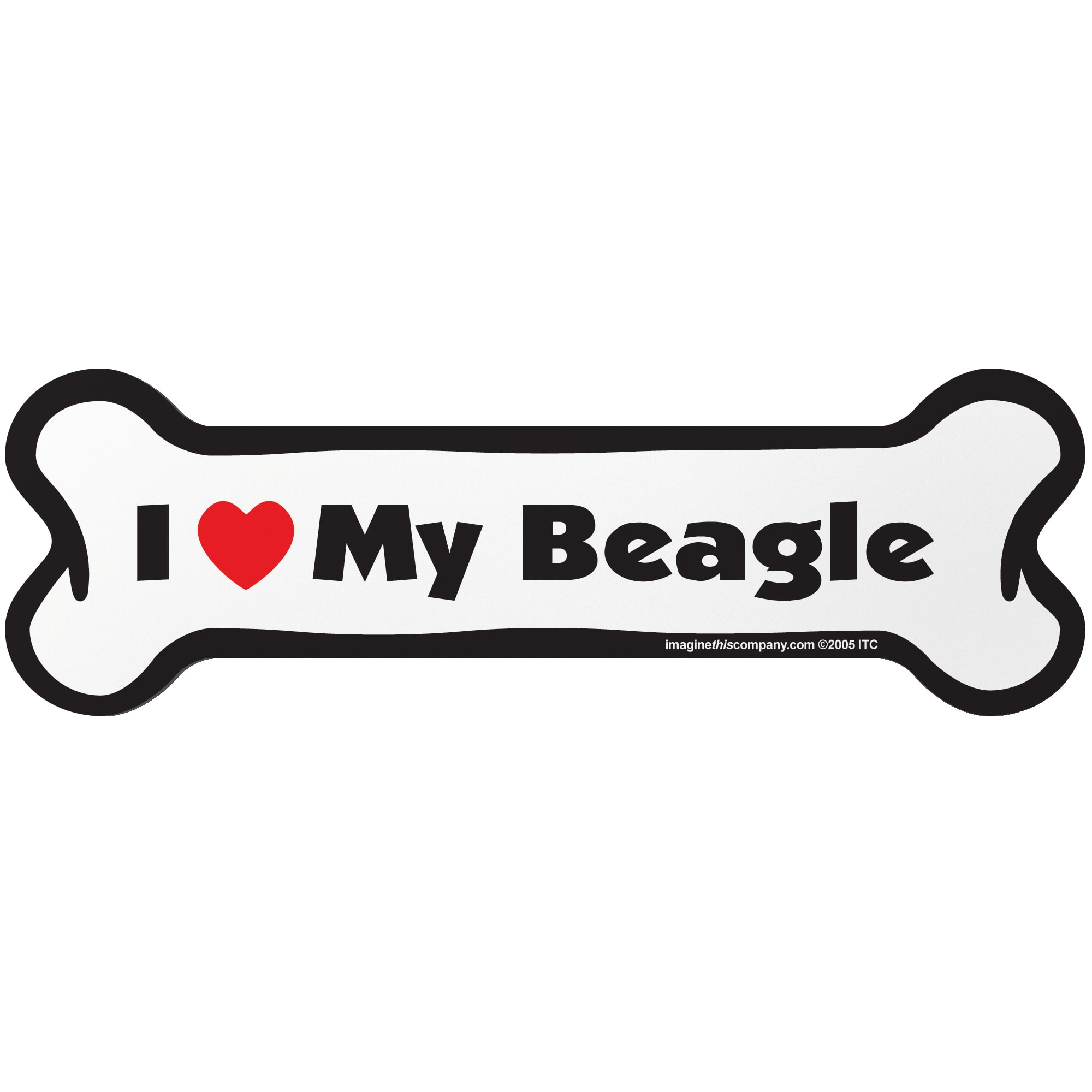 Beagle Friendship Fridge Magnet Love 