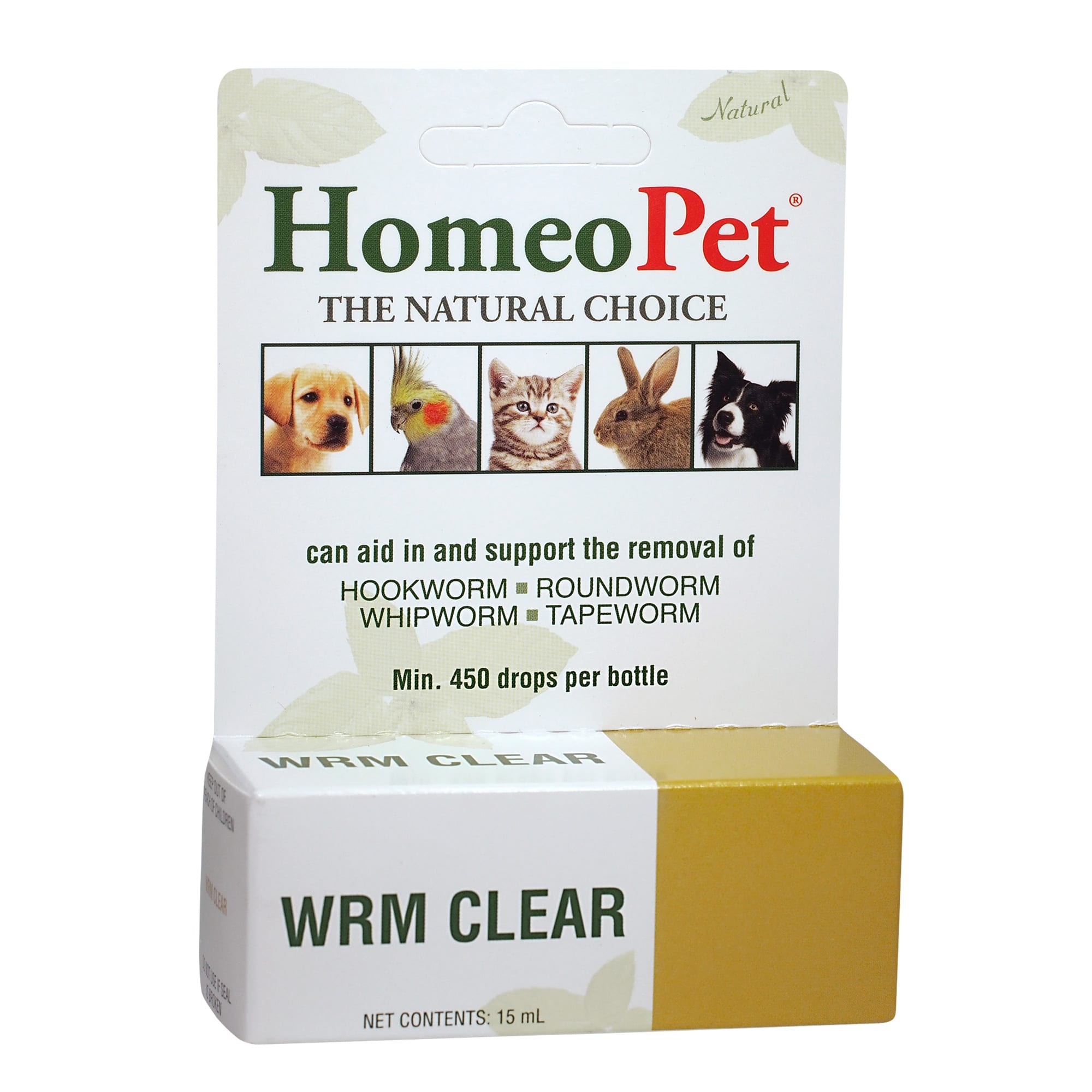 HomeoPet Wrm Clear Drops for Dogs