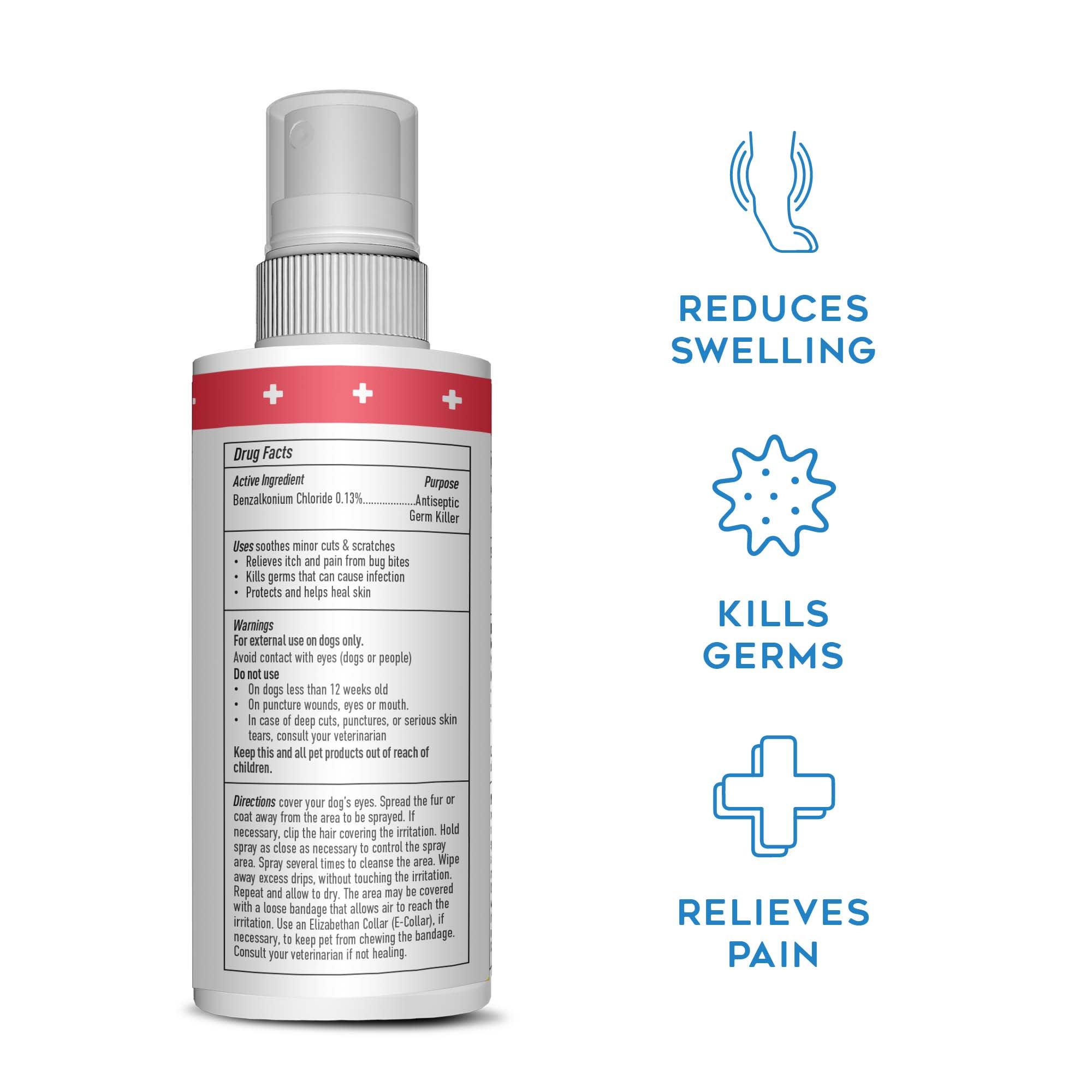 Dogswell Remedy Recovery Medicated Antiseptic Spray for Dogs 4 fl