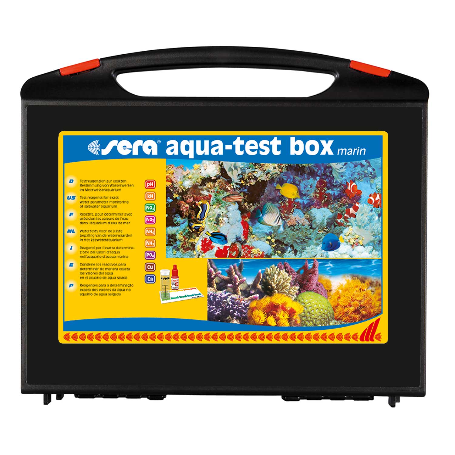 Vervallen virtueel Systematisch Sera Aqua-Test Box Marin Master Test Kit for Saltwater Aquariums | Petco