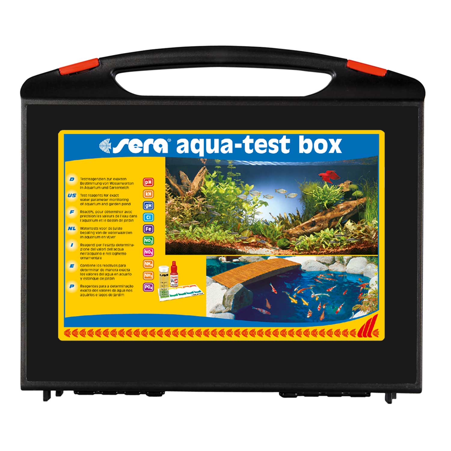 wond Beweren Verstikken Sera Aqua-Test Box Freshwater Master Test Kit | Petco