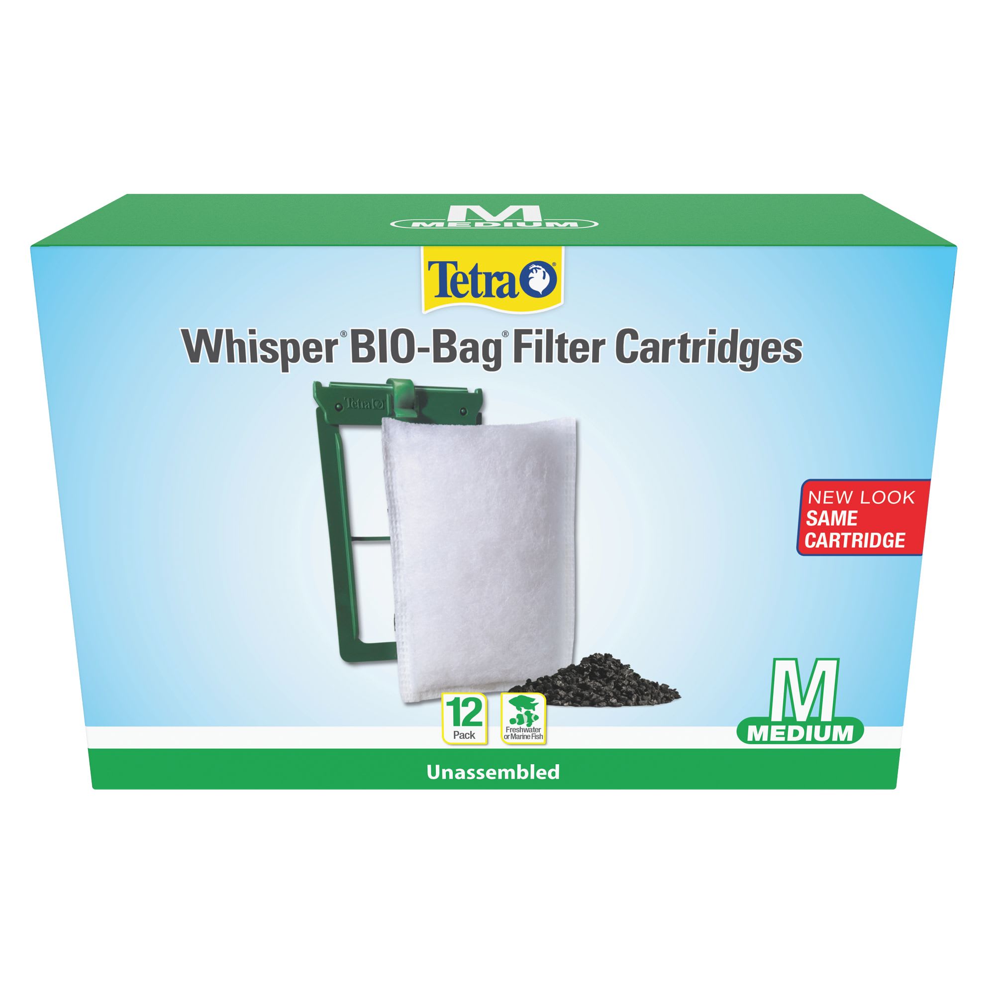 Tetra Whisper Bio Bag Medium Disposable Filter Cartridges For Aquariums 12 Count Petco