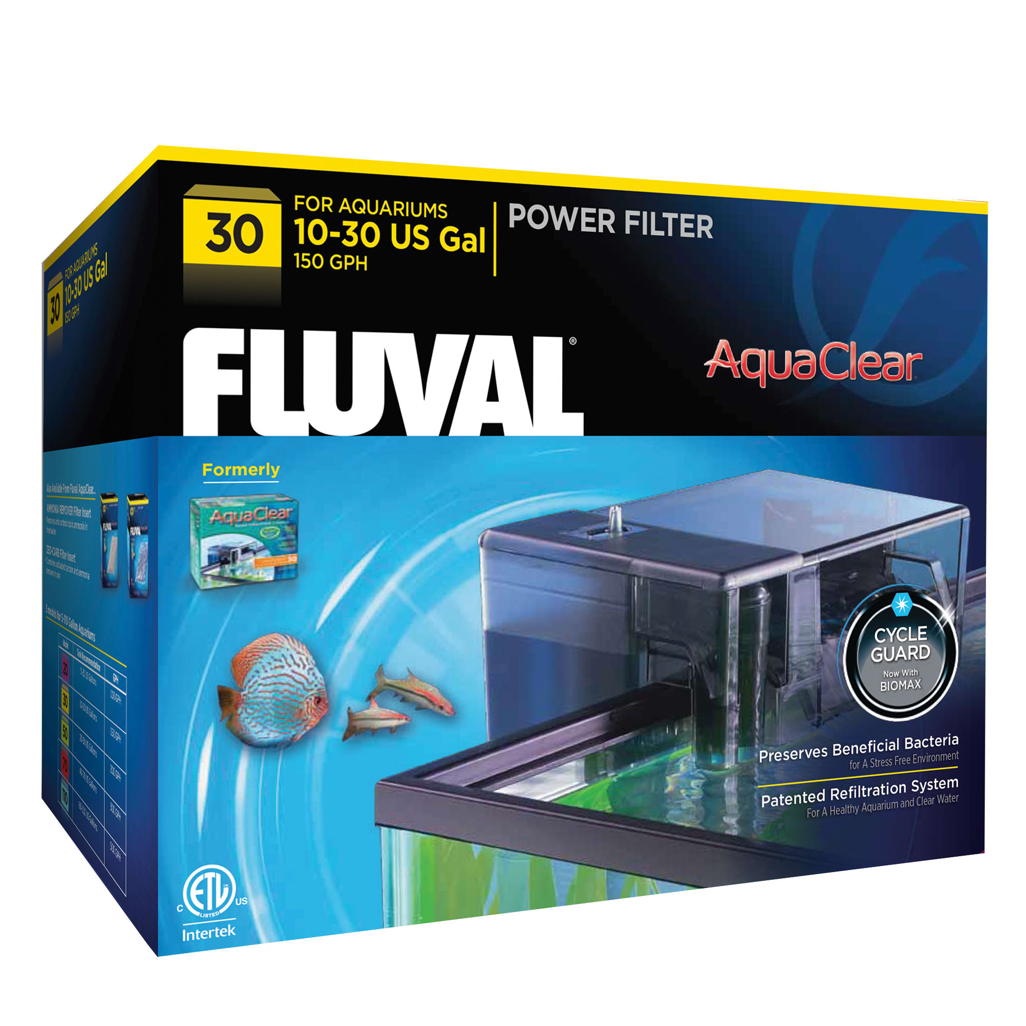 Fluval AquaClear 30 Aquarium Power Filter Petco