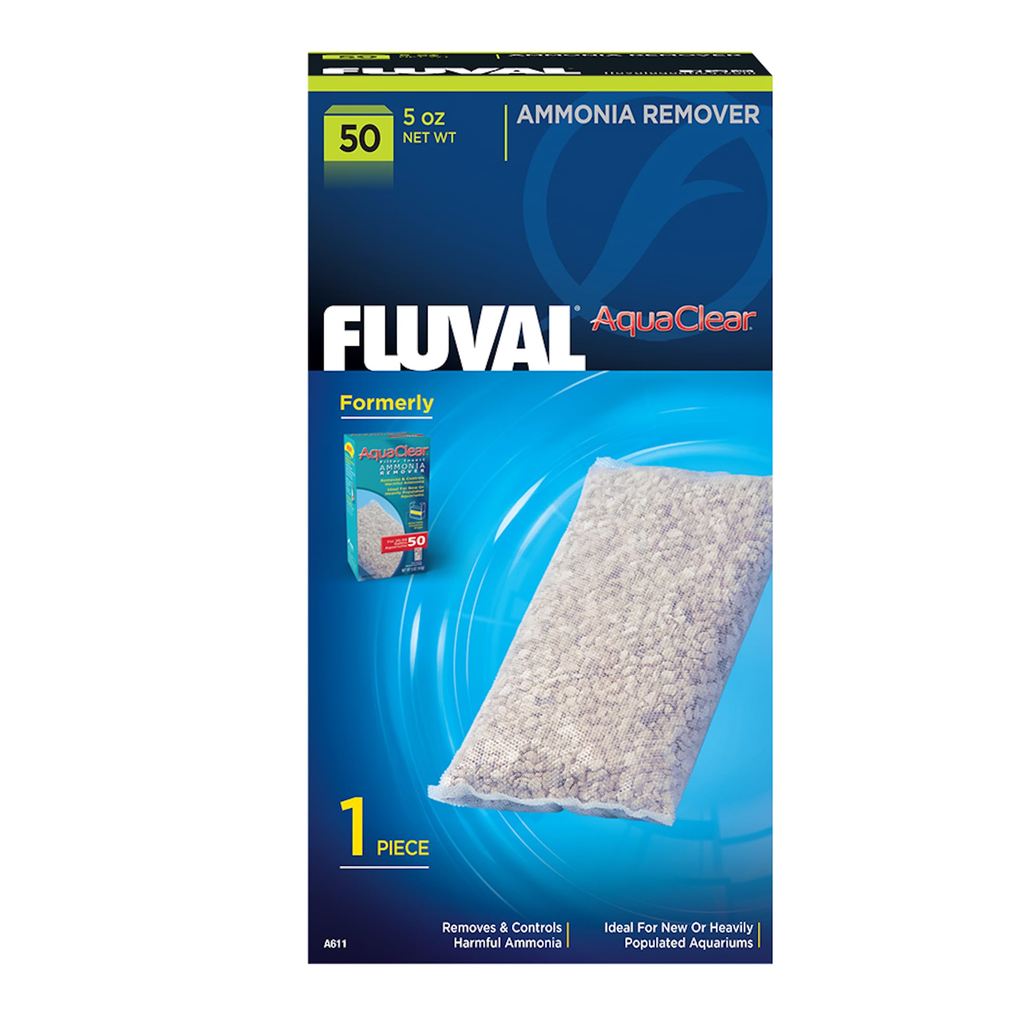 Fluval AquaClear 50 Filter Insert Ammonia Remover Petco