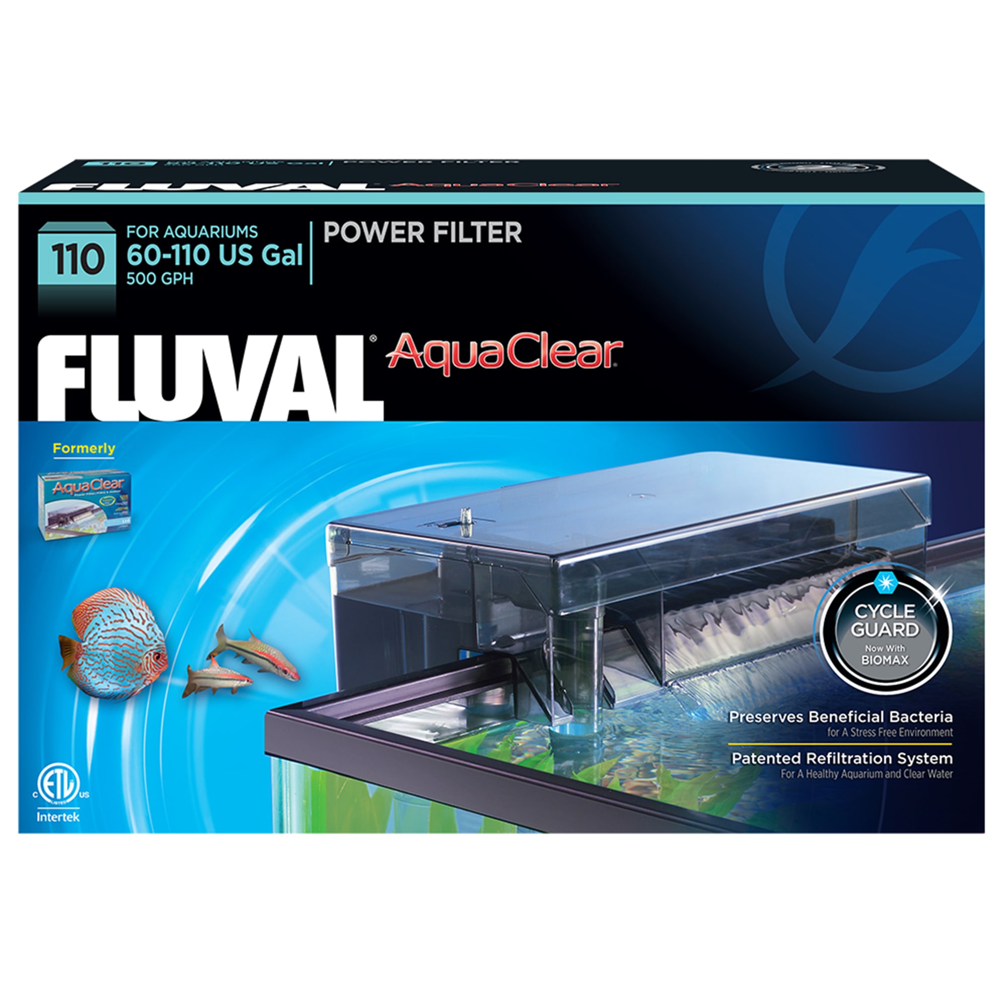 Aqua Clear Fish Tank Filter Aquarium Power 110 V 