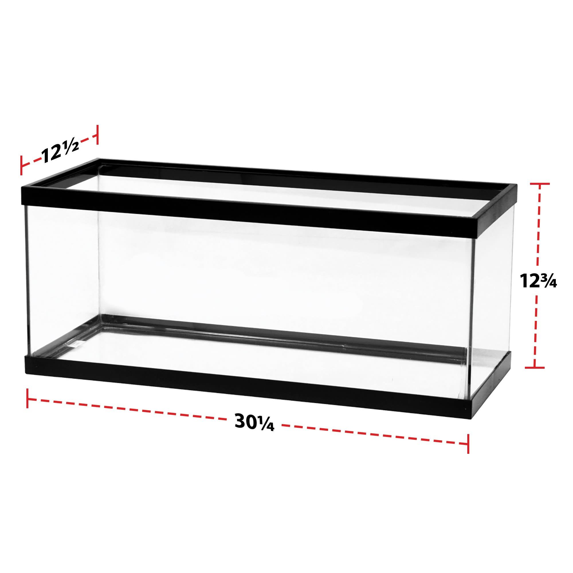 Aqueon Standard Glass Aquarium Tank 20 Gallon Long, Petco