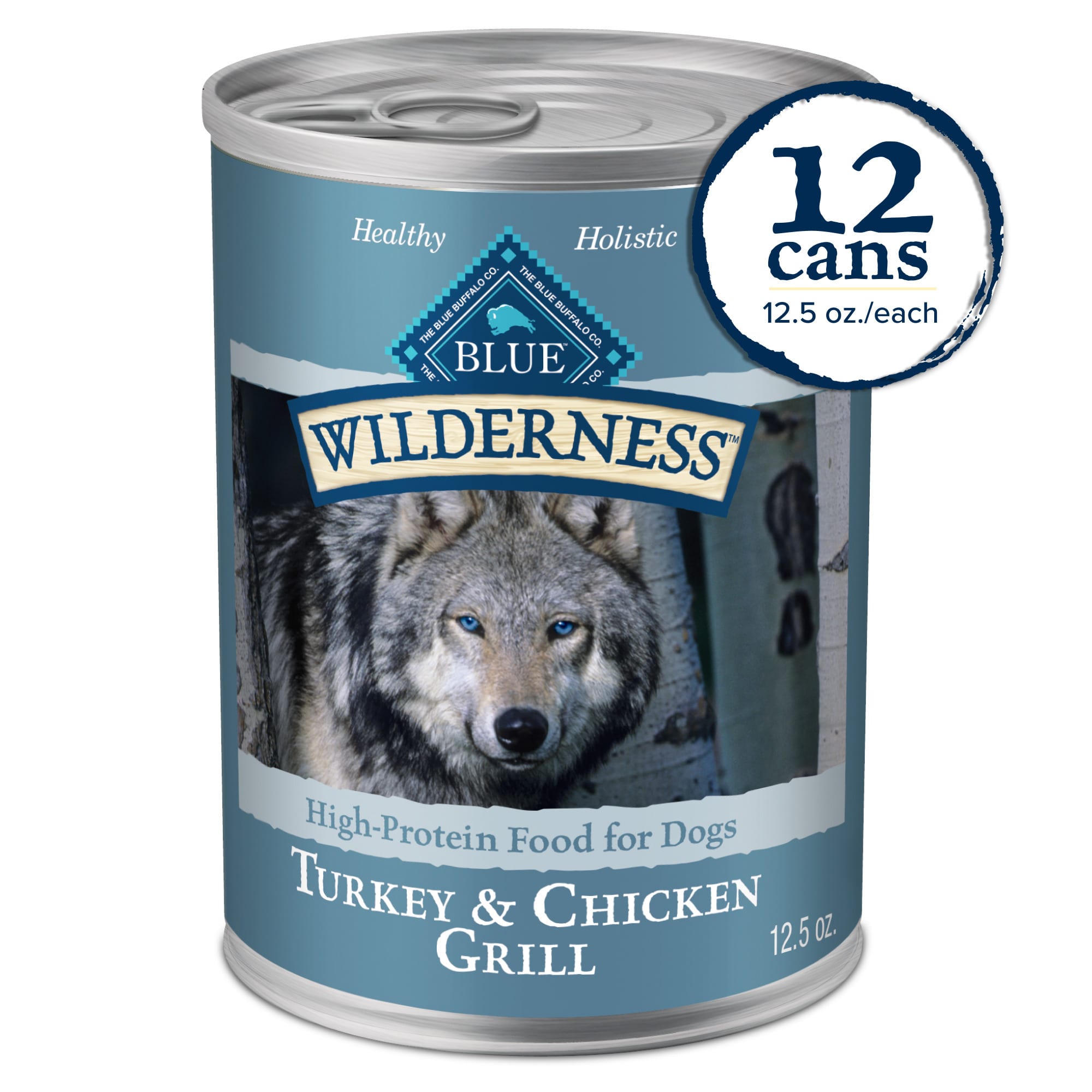 Blue Buffalo Blue Wilderness Turkey Chicken Grill Wet Dog Food