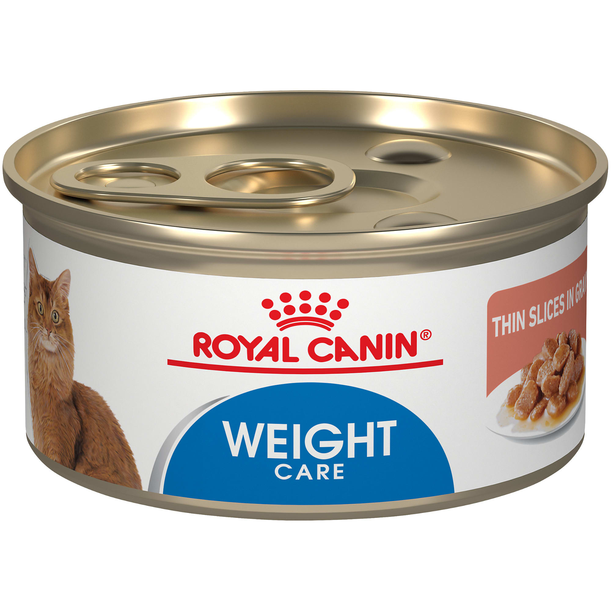 Royal Canin Feline Weight Care Thin Slices in Gravy Canned Adult Wet Cat Food, 3 oz., Case of 24, 24 CT
