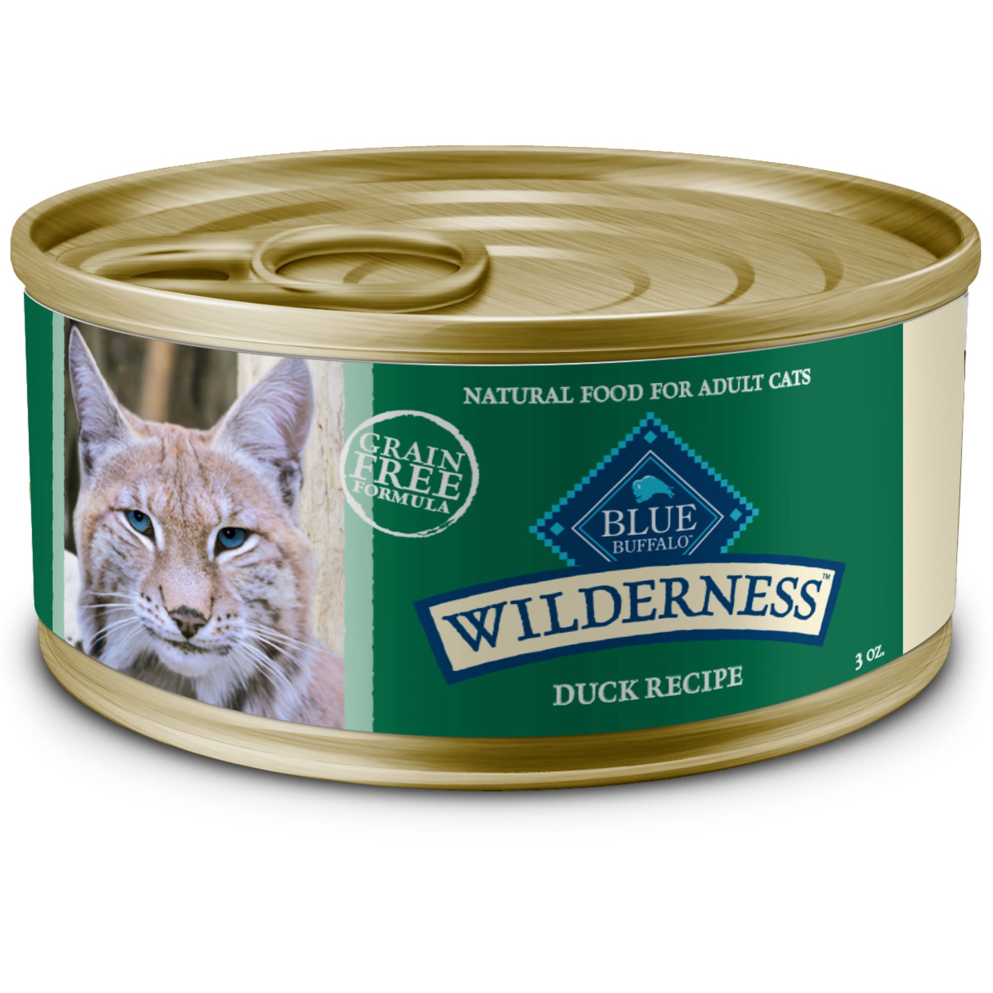 Blue Buffalo Blue Wilderness Duck Recipe Wet Cat Food 3 oz. Case