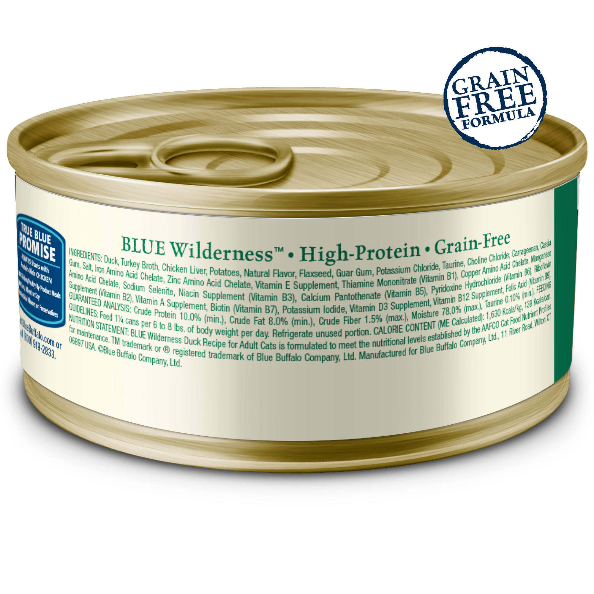 Blue Buffalo Blue Wilderness Duck Recipe Wet Cat Food 3 oz