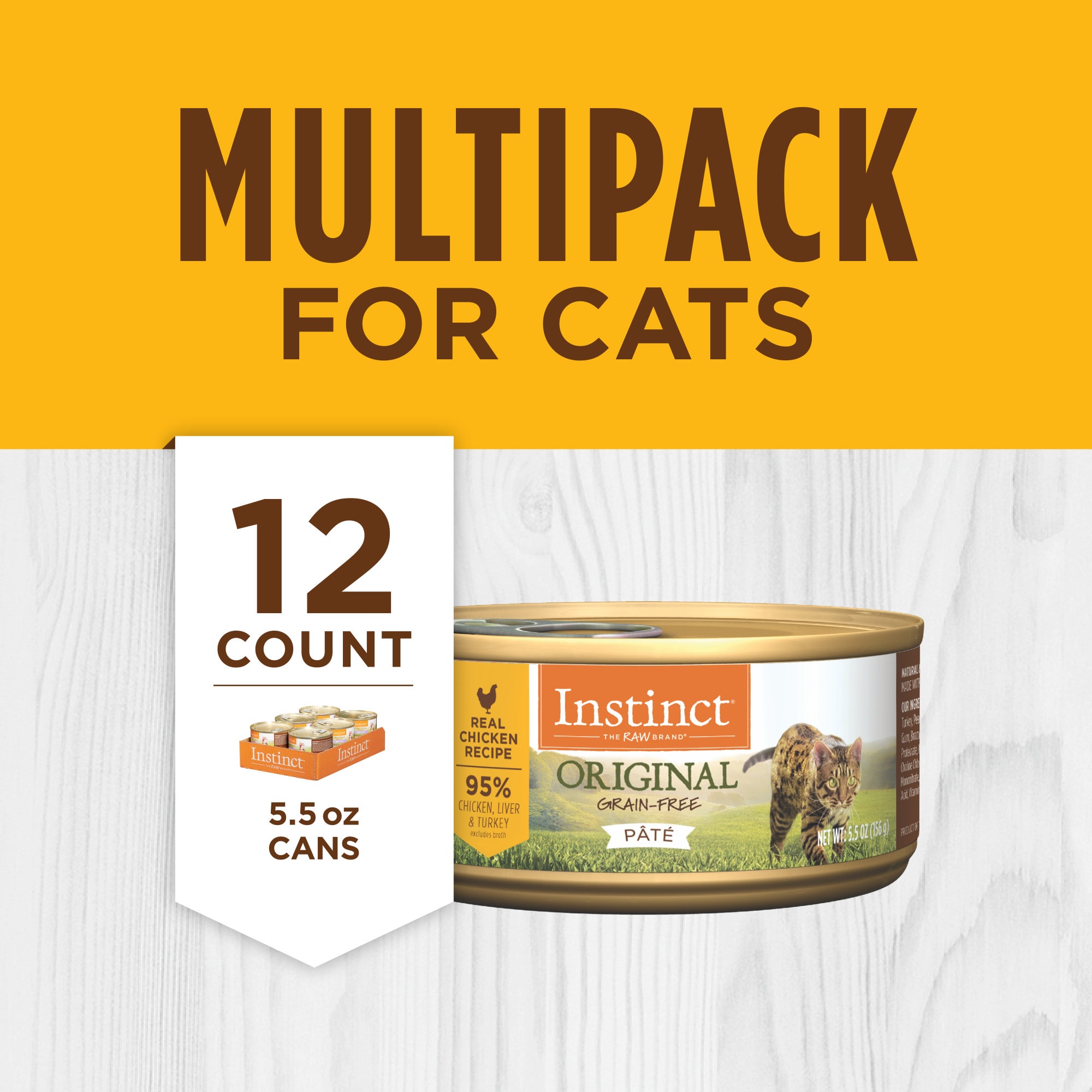 Nature's variety instinct original grain free recipe 2024 with real chicken natural dry cat food