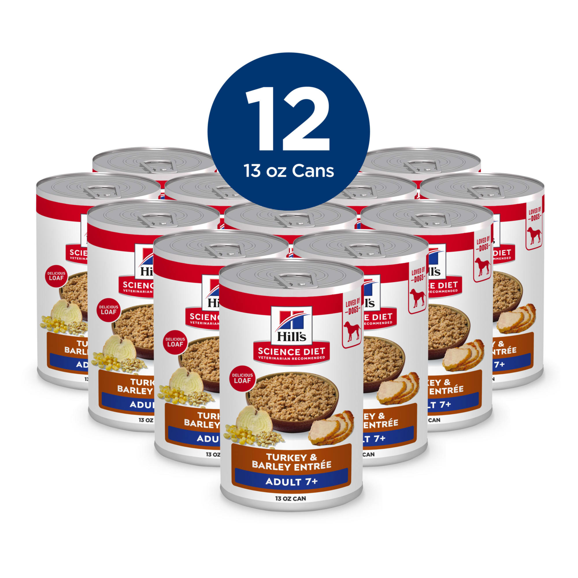Hill's Science Diet Adult 7+ Turkey & Barley Entree Canned Dog
