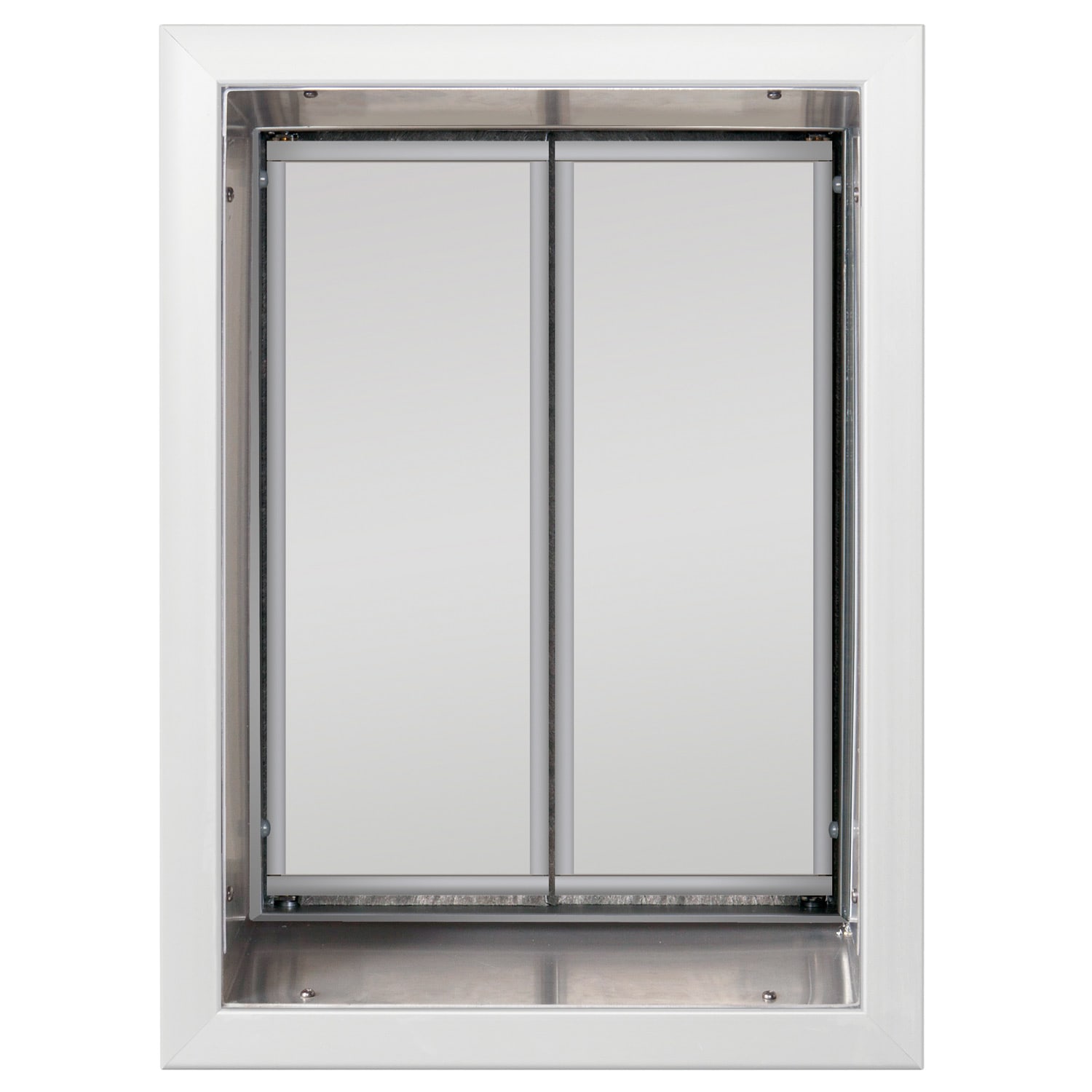 PlexiDor XLarge White Pet Door for Walls & Energy Efficient