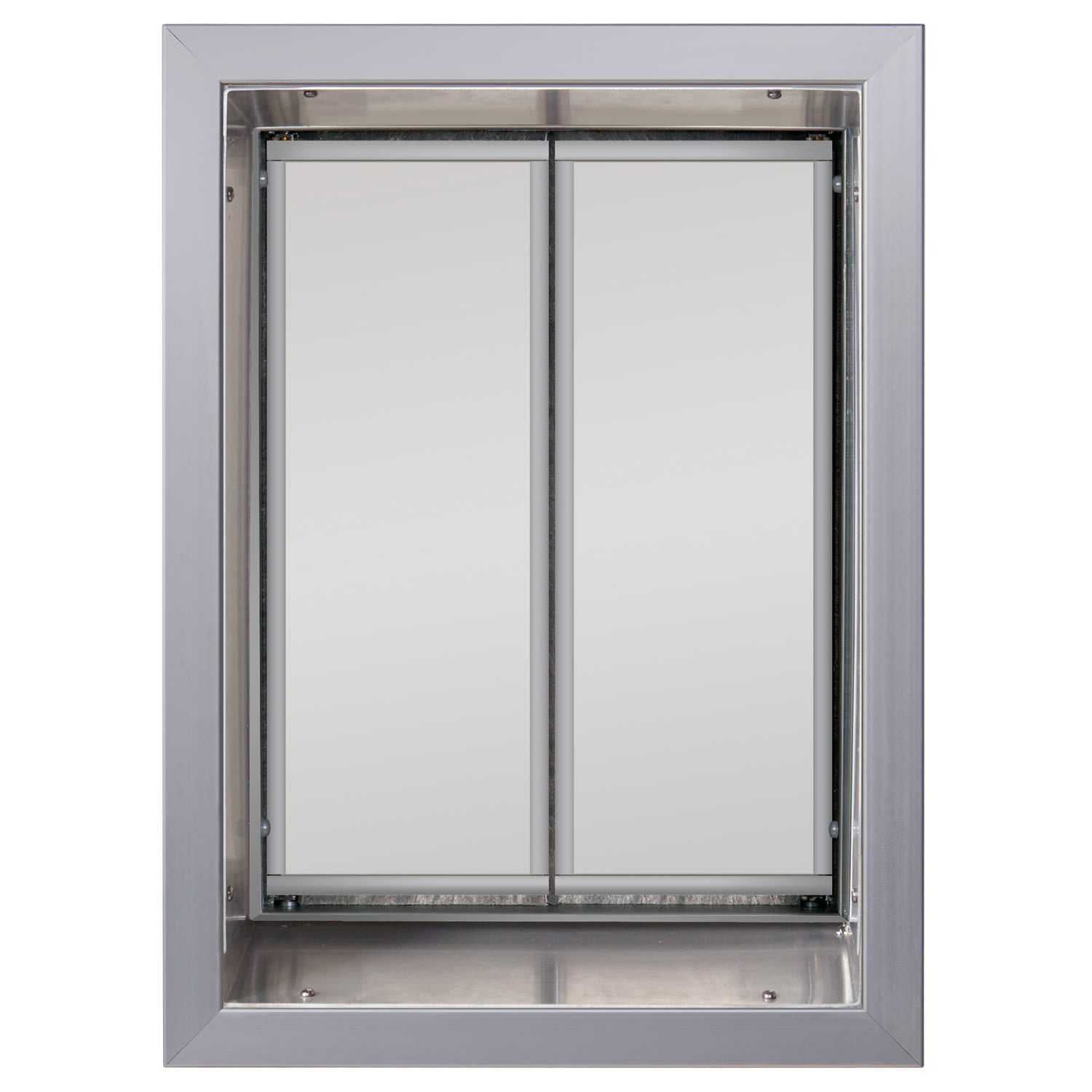 PlexiDor XLarge Silver Wall Mount Pet Door for Dogs