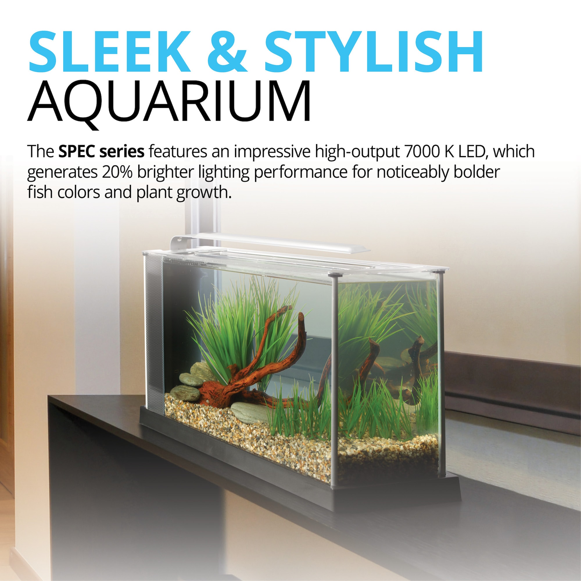 Fluval Spec V 5 Gallon Aquarium Kit with LED Filtration