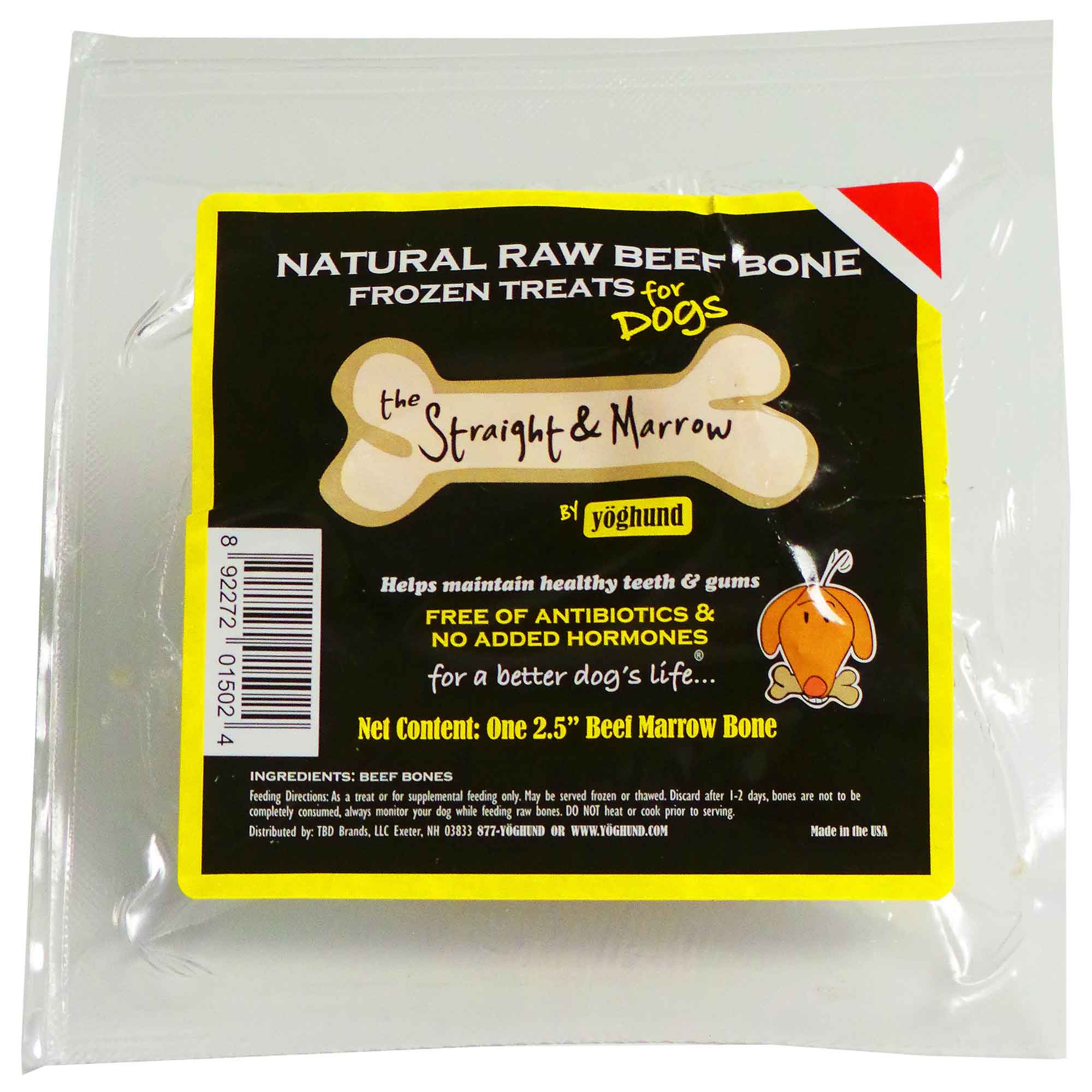 yoghund-straight-marrow-2-5-raw-frozen-beef-bone-for-dogs-petco