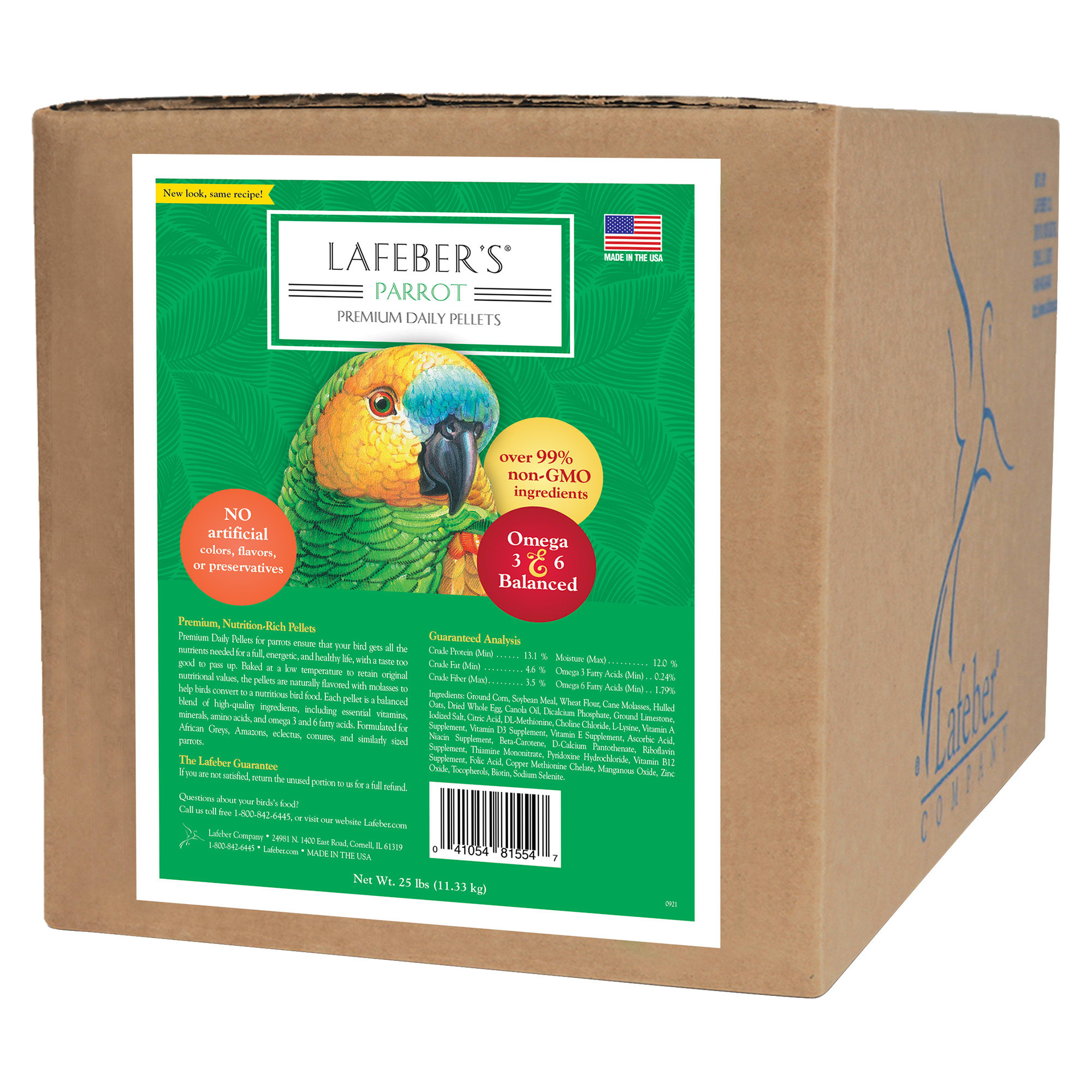 Lafeber s Premium Daily Diet for Parrots 25 lbs. Petco