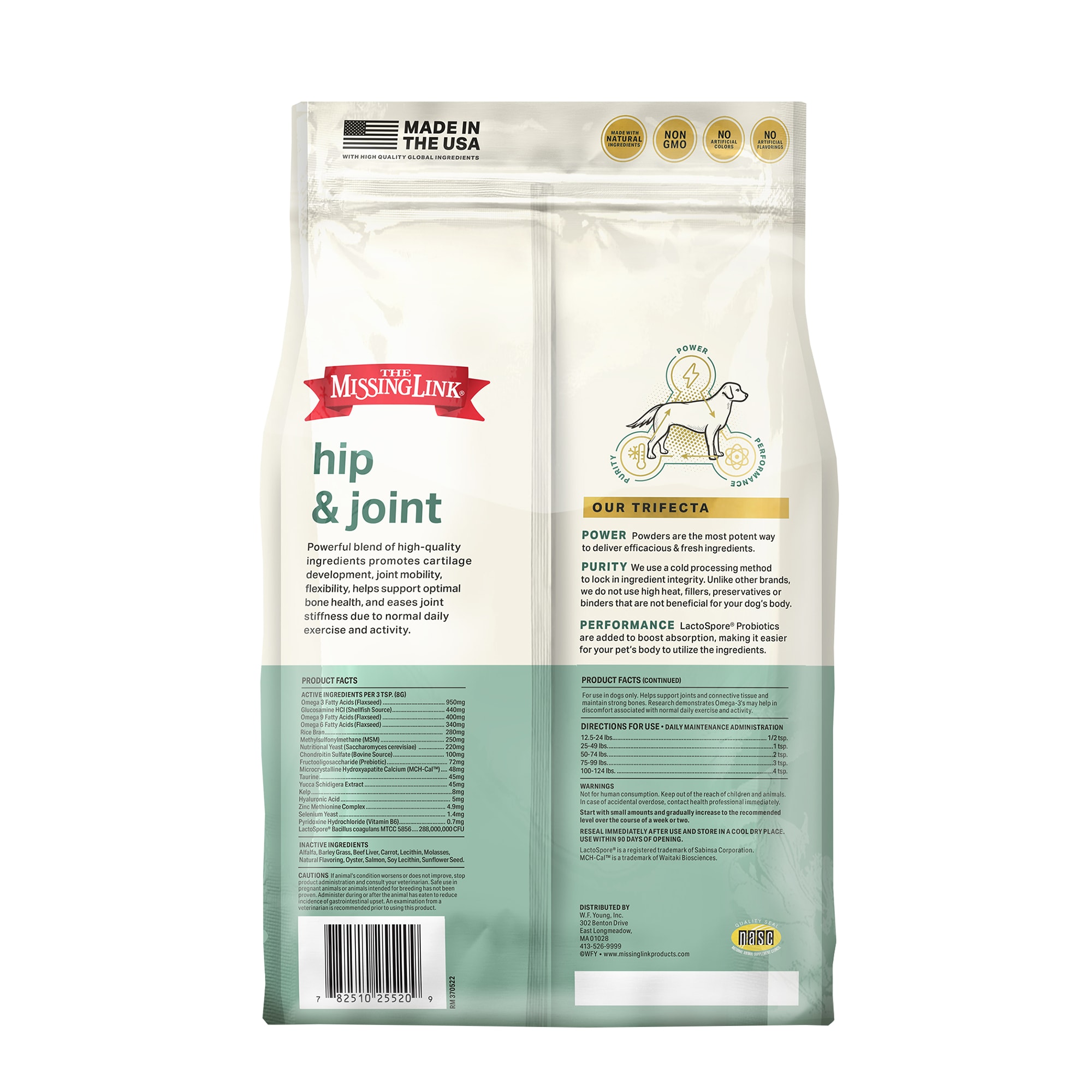 The Missing Link Superfood Hip Joint Support for Dogs 5 lbs