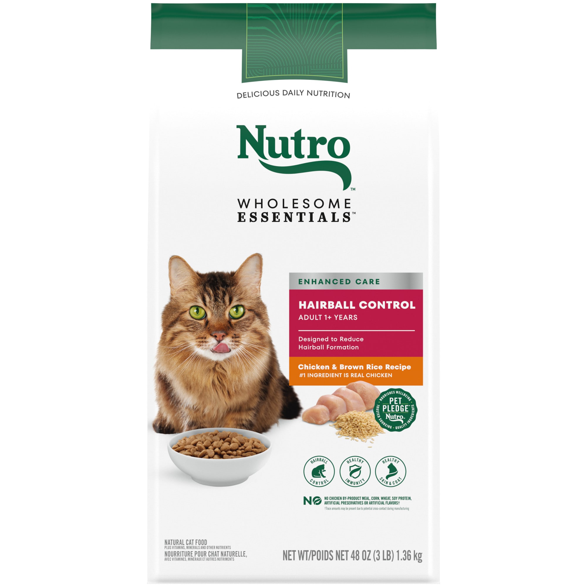 Nutro Wholesome Essentials Adult Hairball Control Farm Raised