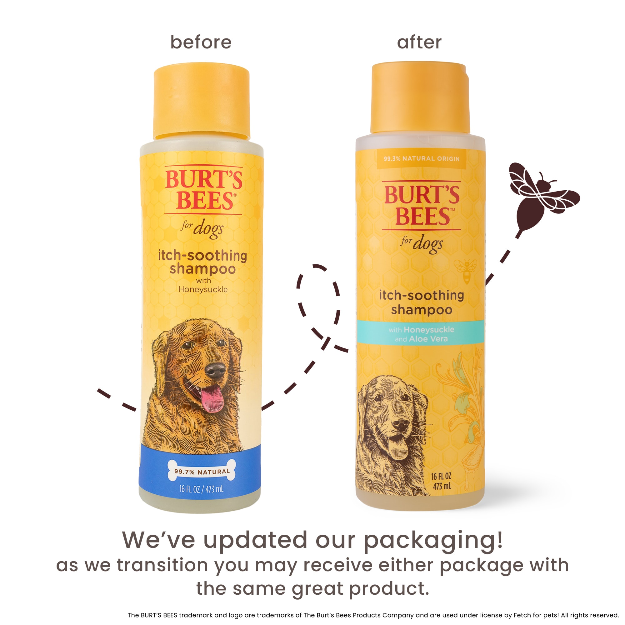 Burt s Bees for Dogs Itch Soothing Shampoo 16 fl.oz