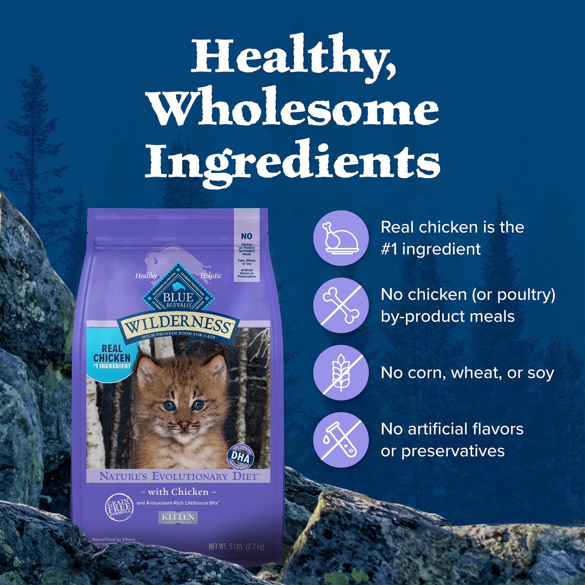 Blue wilderness outlet cat food petco