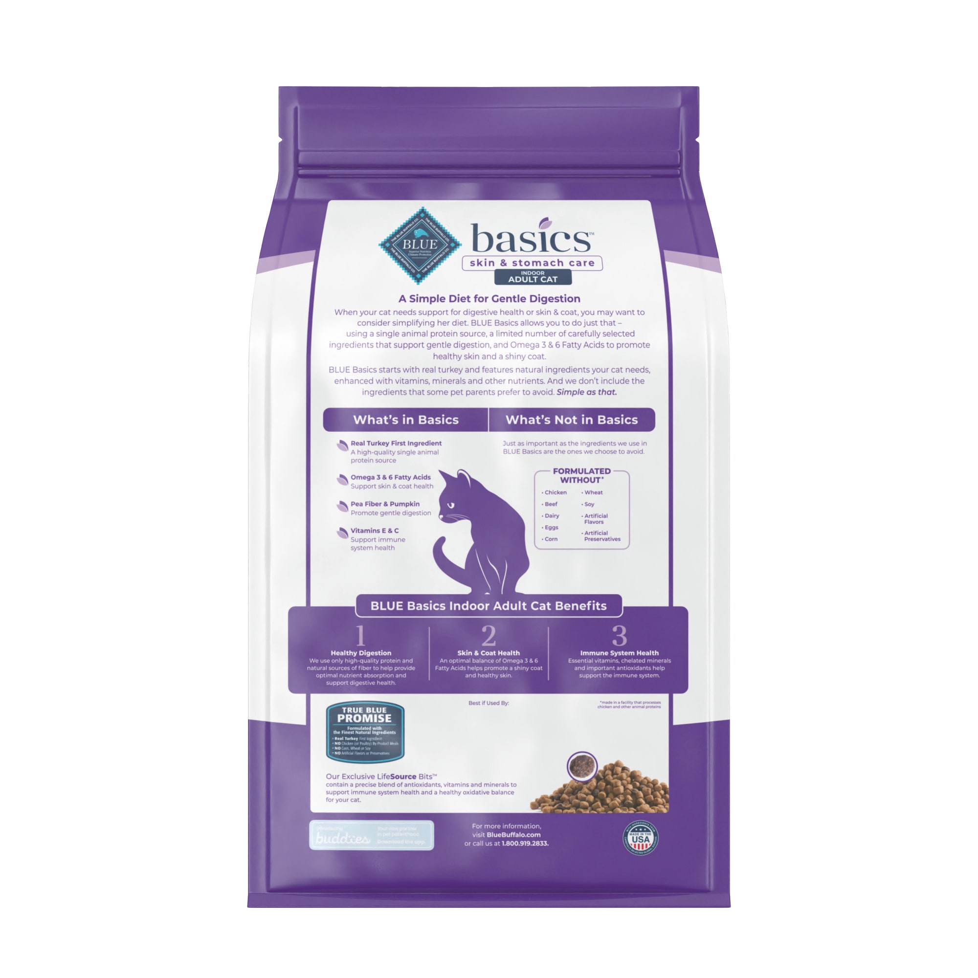 Blue basics shop cat food reviews