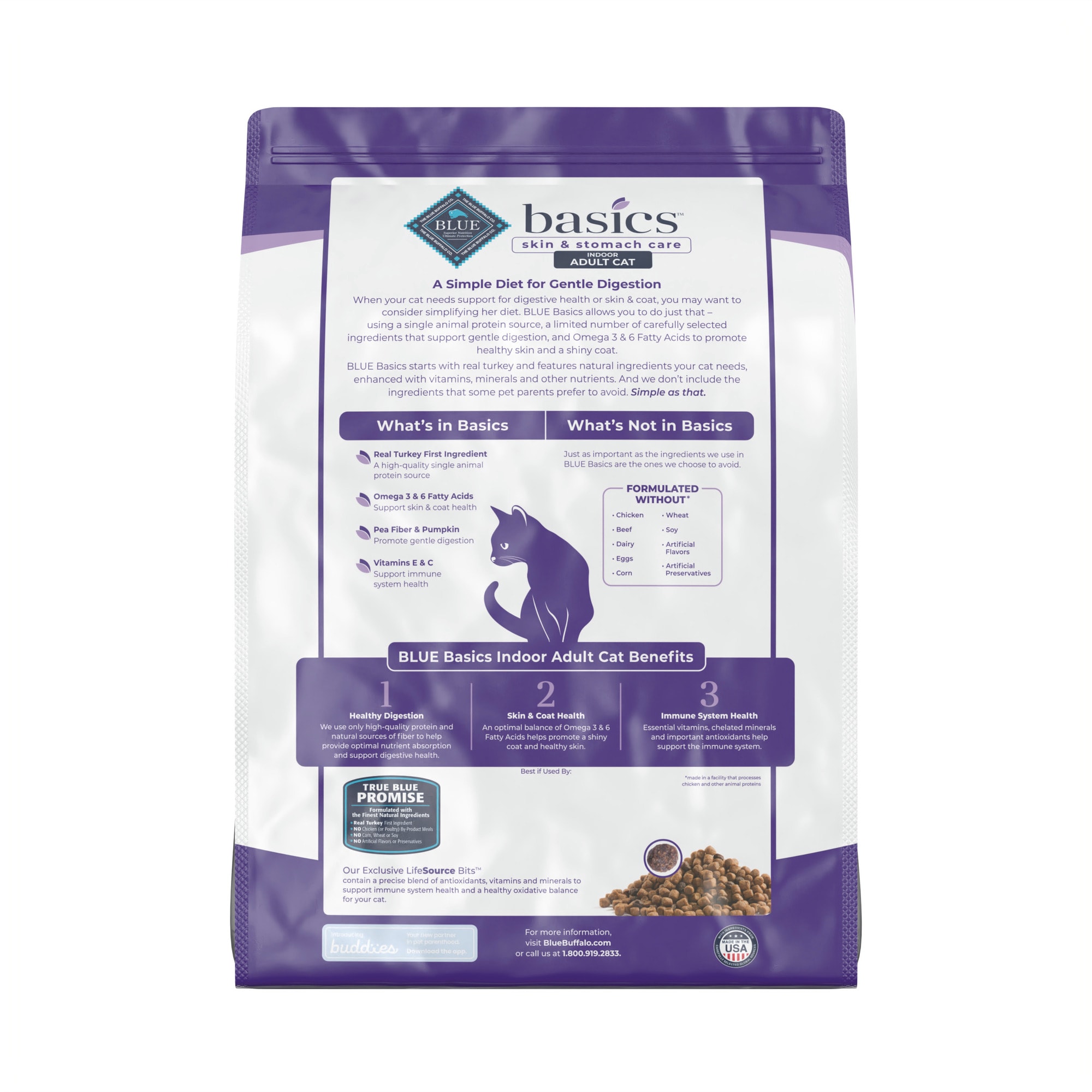 Blue basics clearance cat food reviews