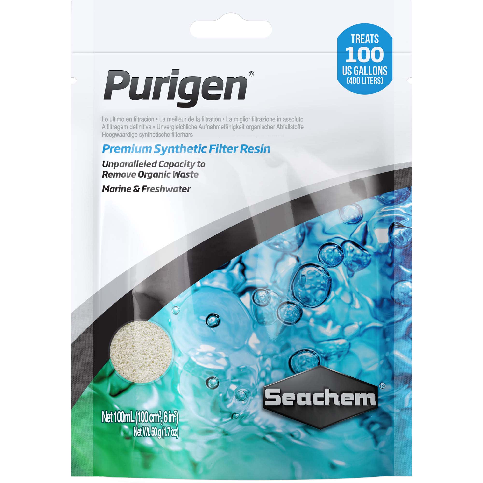 Seachem Purigen Ultimate Filtration For Marine & Freshwater Aquariums